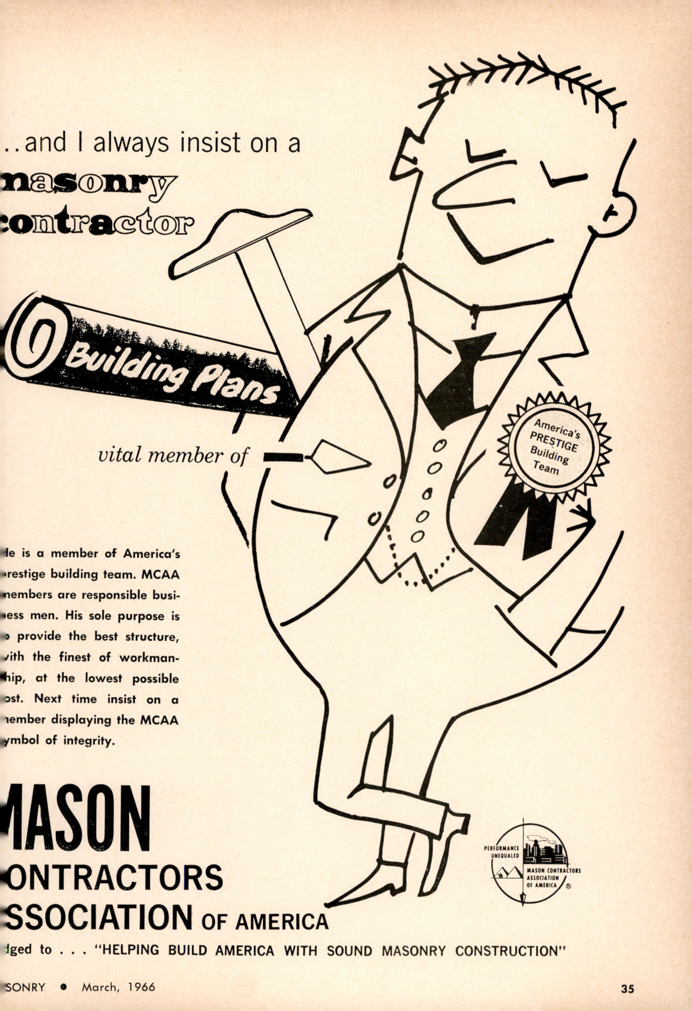 Masonry Magazine March 1966 Page. 35