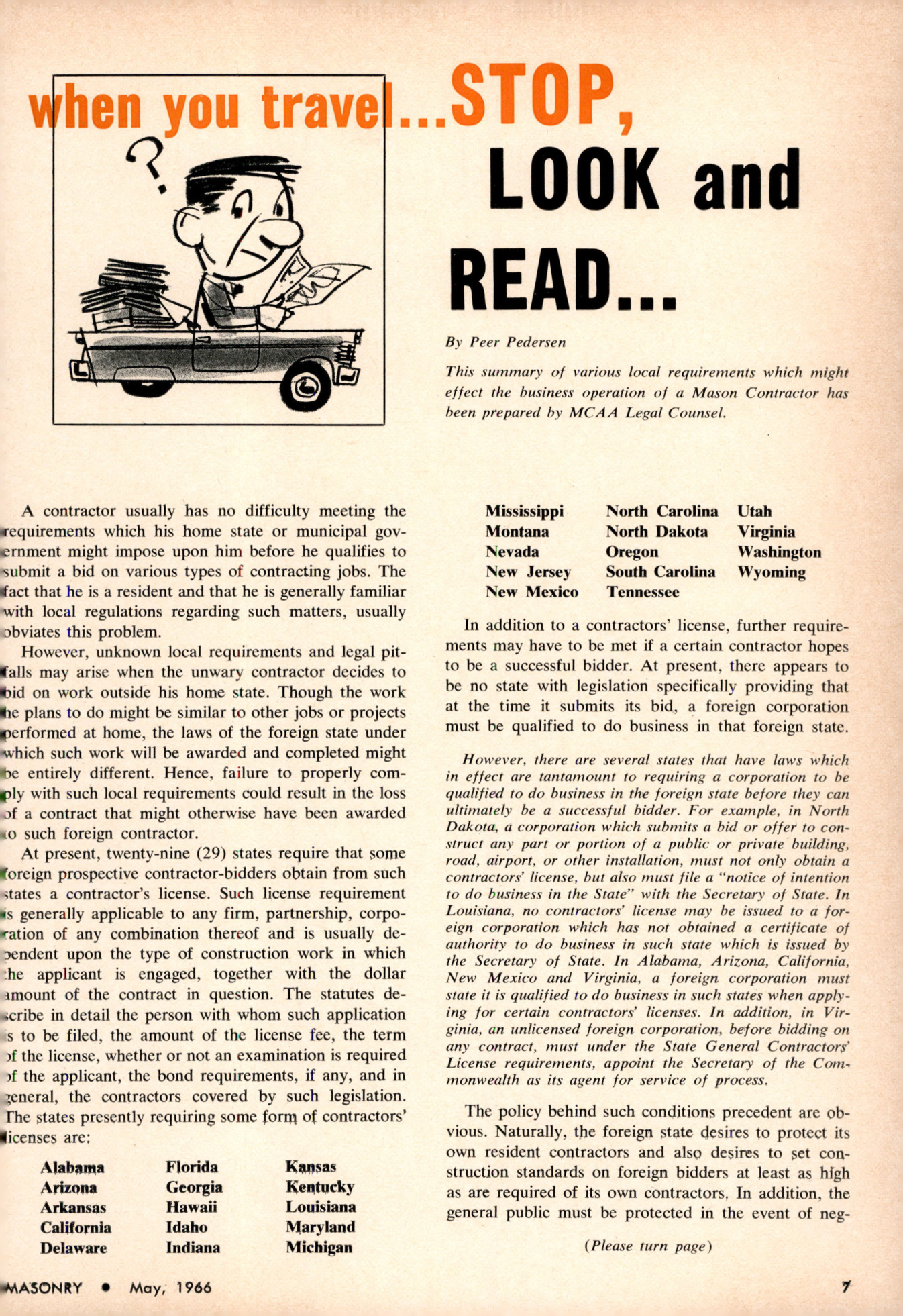 Masonry Magazine May 1966 Page. 7
