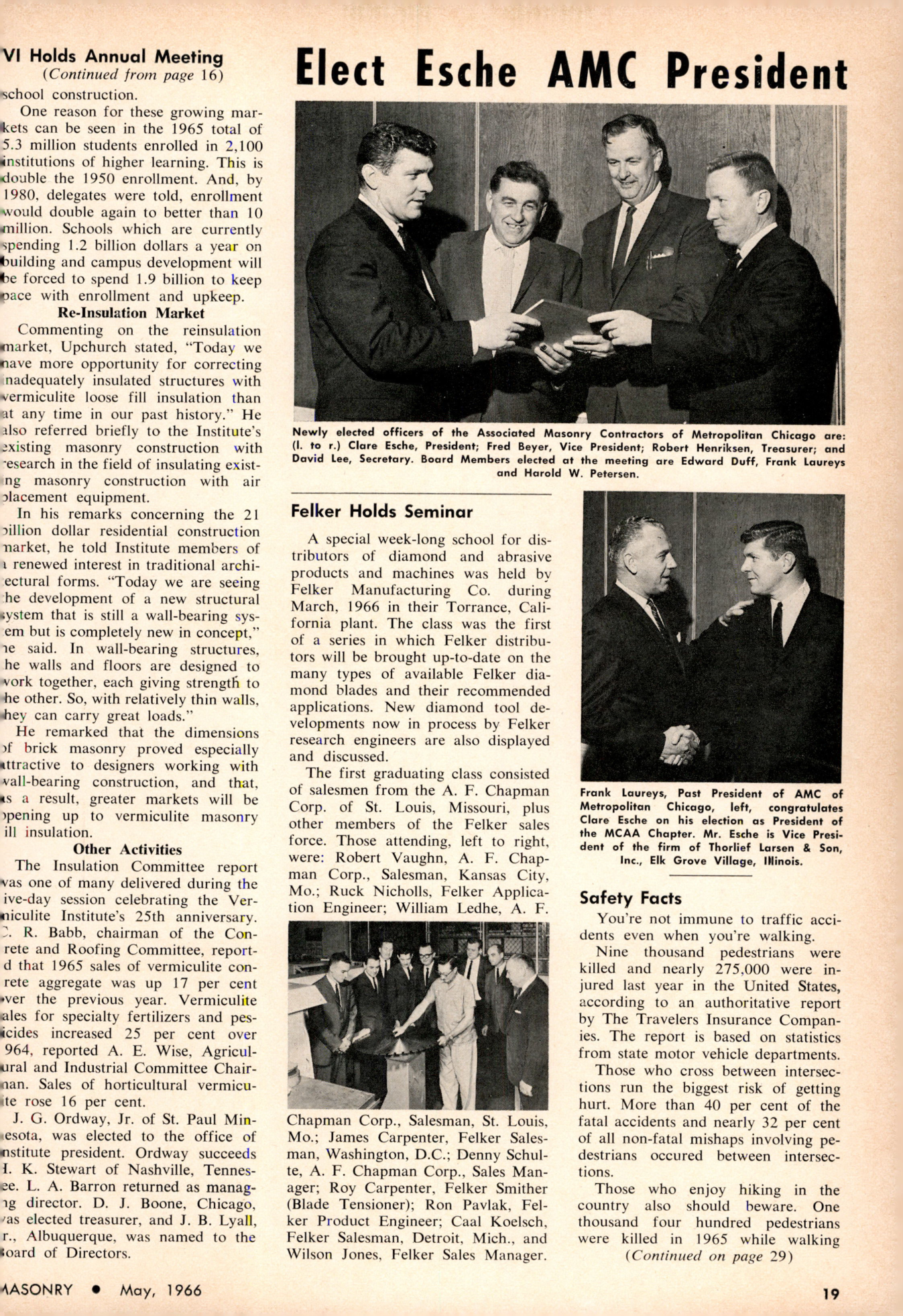 Masonry Magazine May 1966 Page. 19