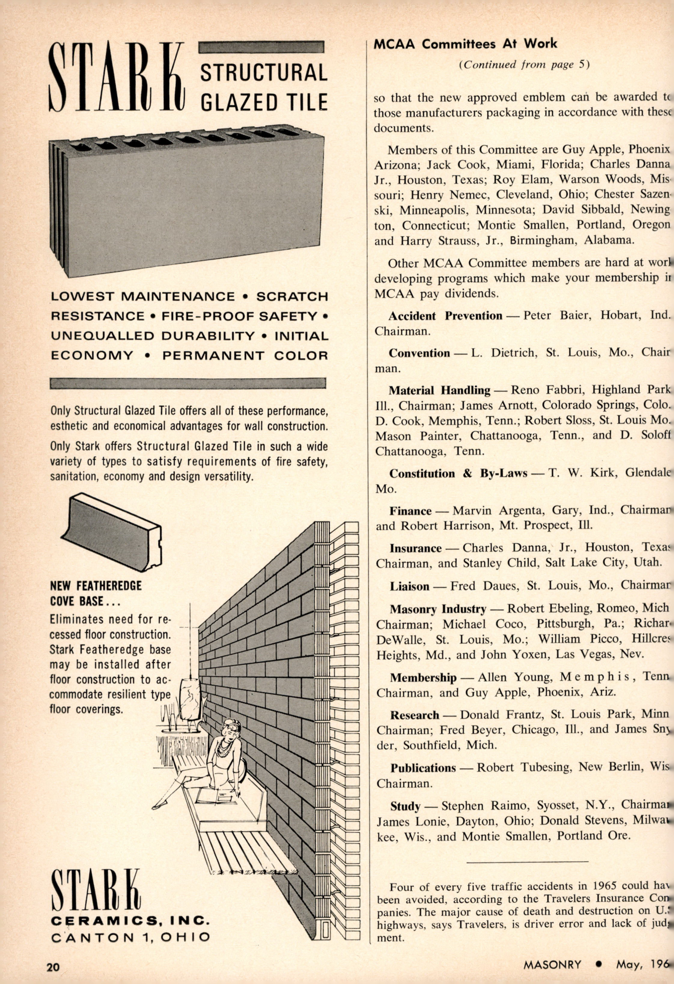 Masonry Magazine May 1966 Page. 20