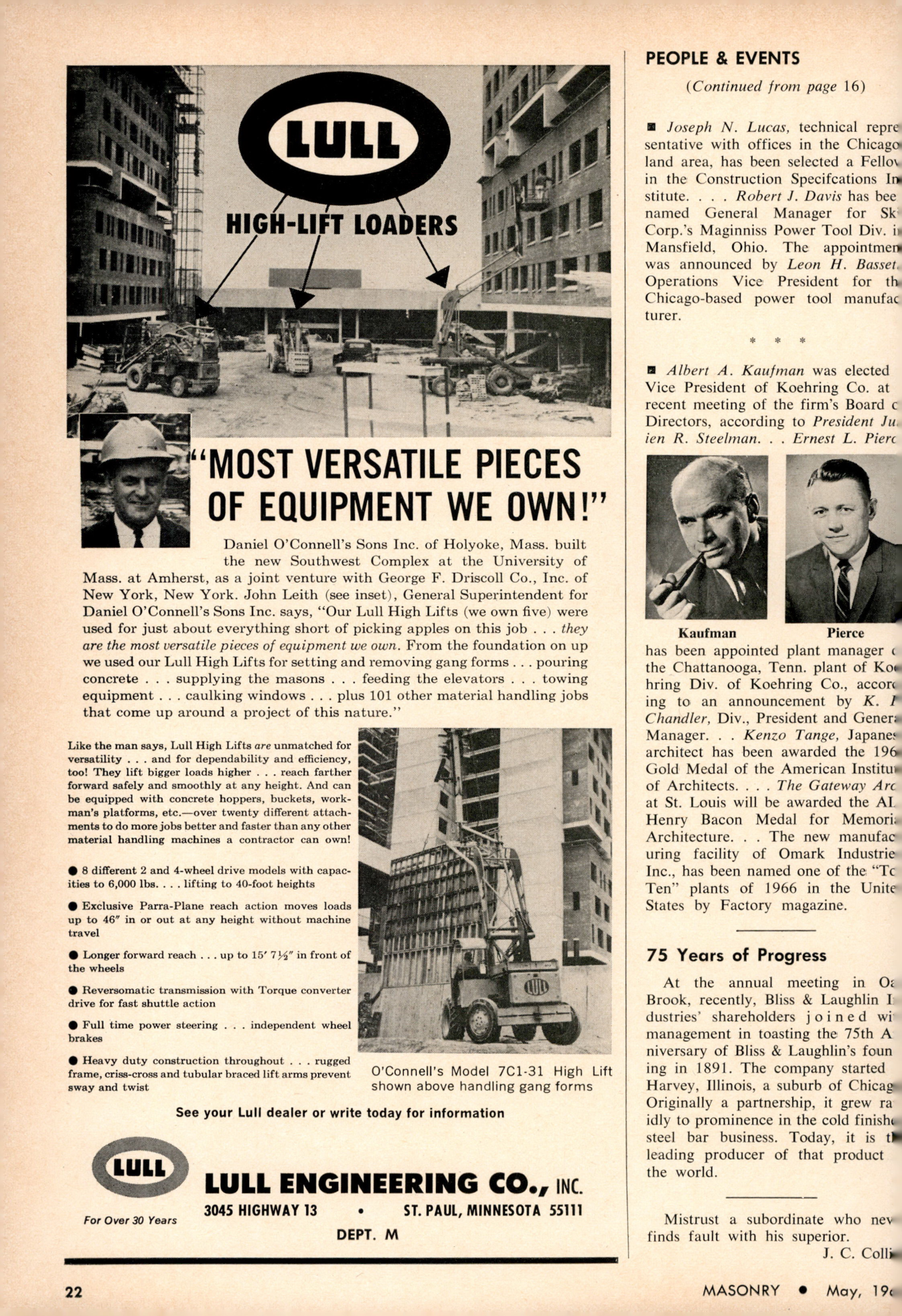 Masonry Magazine May 1966 Page. 22