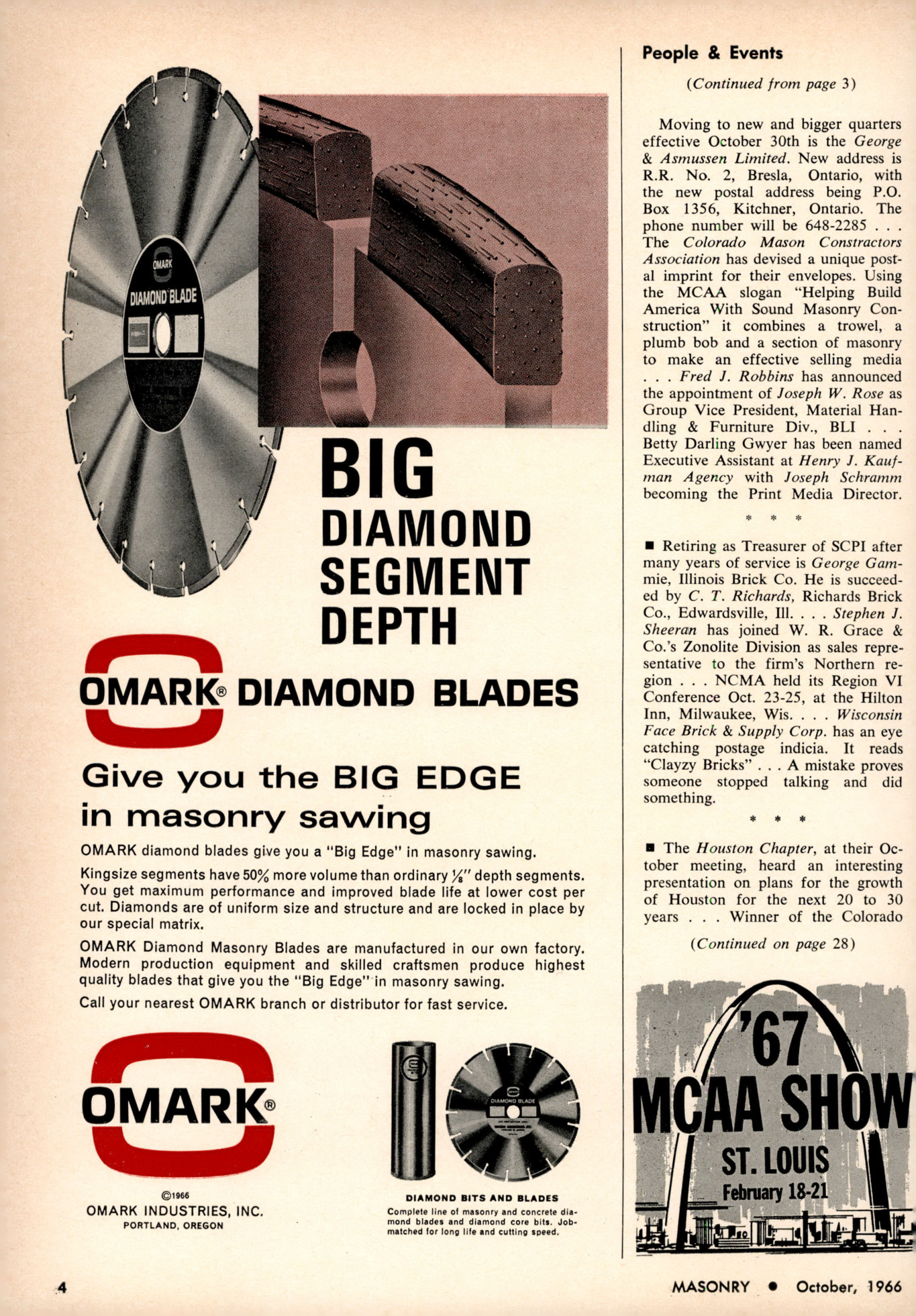 Masonry Magazine October 1966 Page. 4