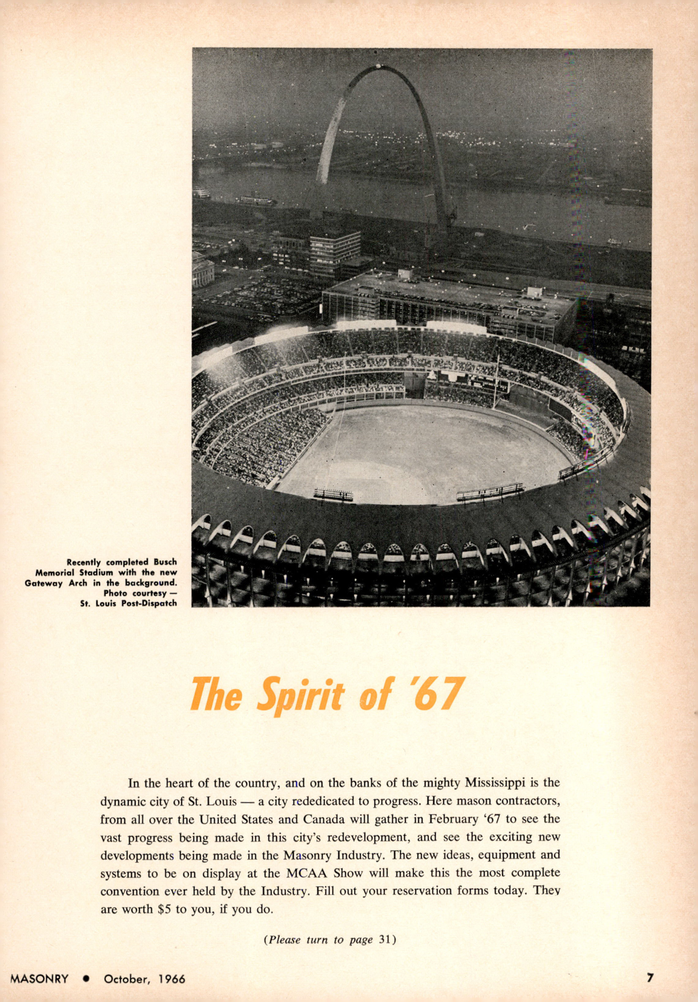 Masonry Magazine October 1966 Page. 7