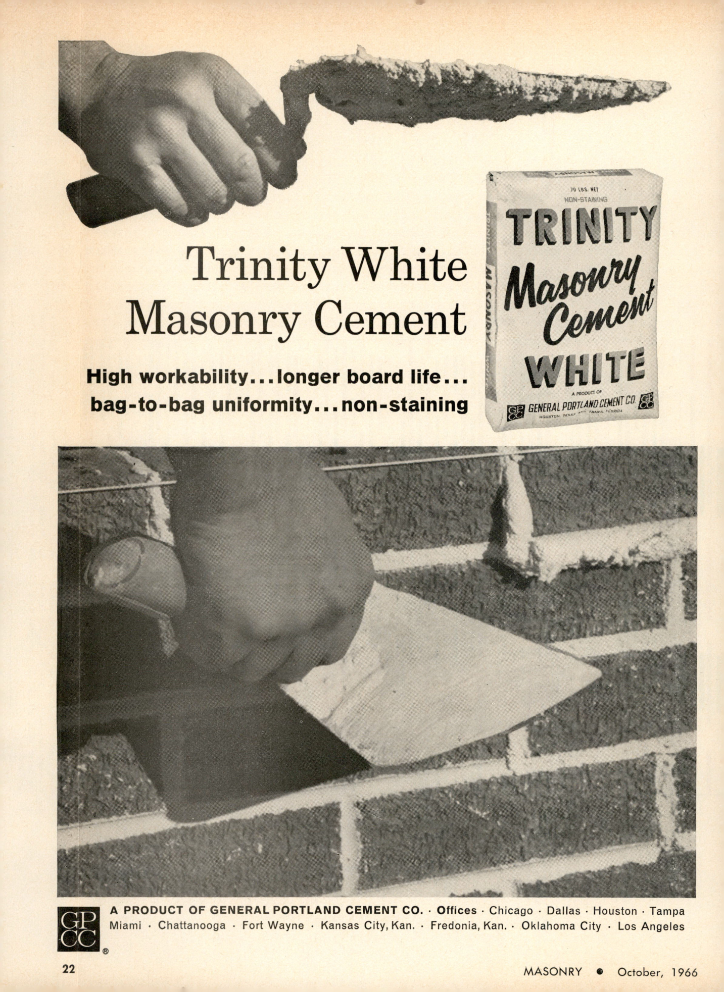 Masonry Magazine October 1966 Page. 22