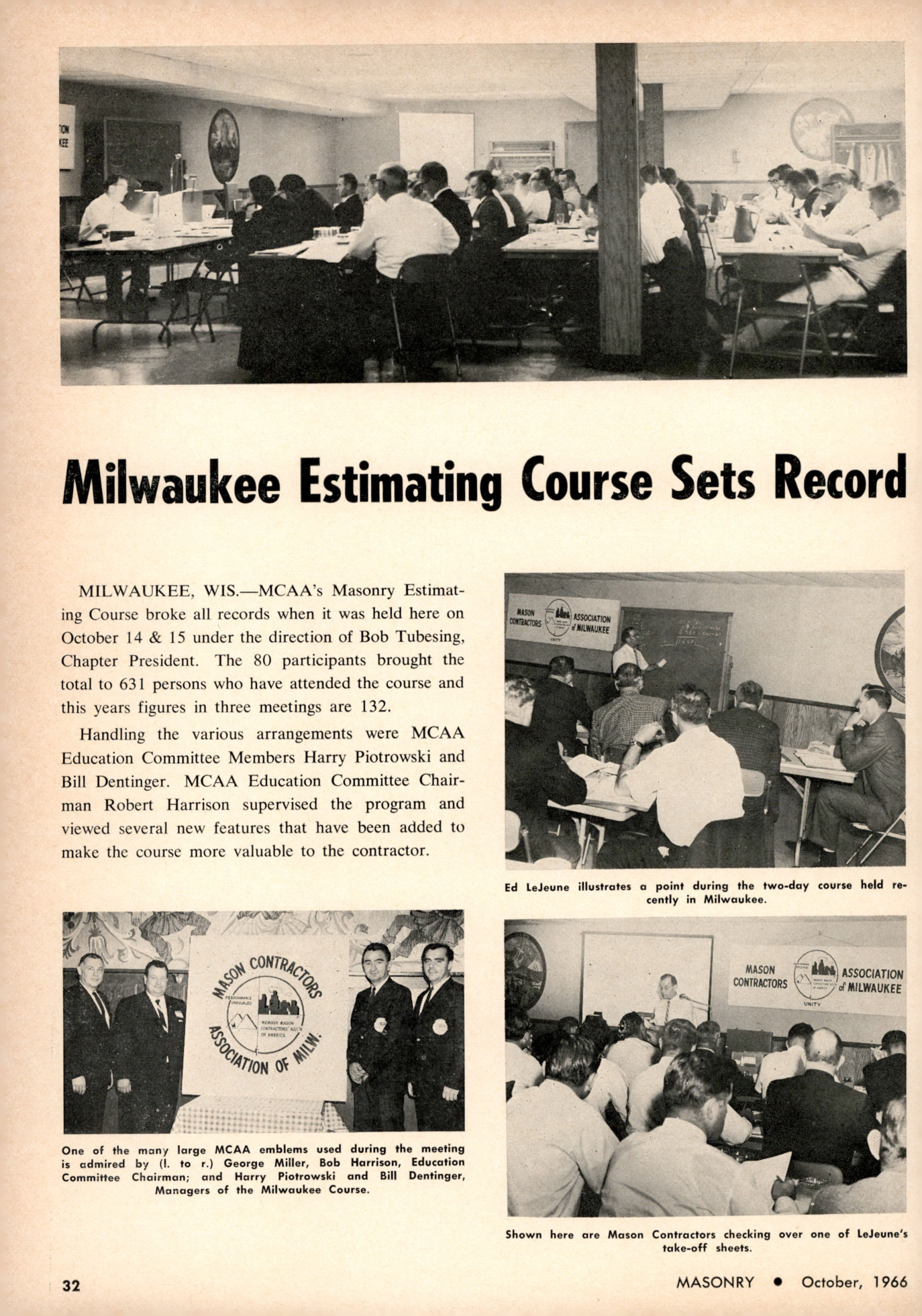 Masonry Magazine October 1966 Page. 32
