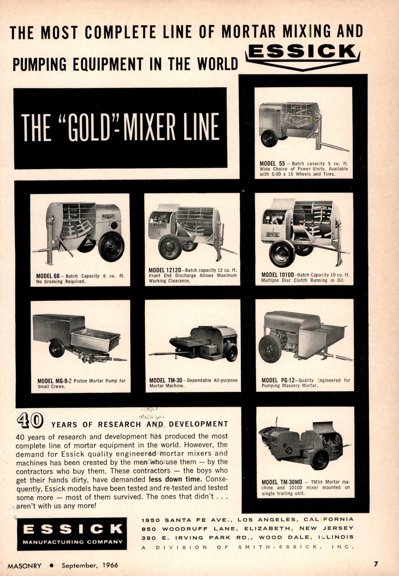 Masonry Magazine September 1966 Page. 7