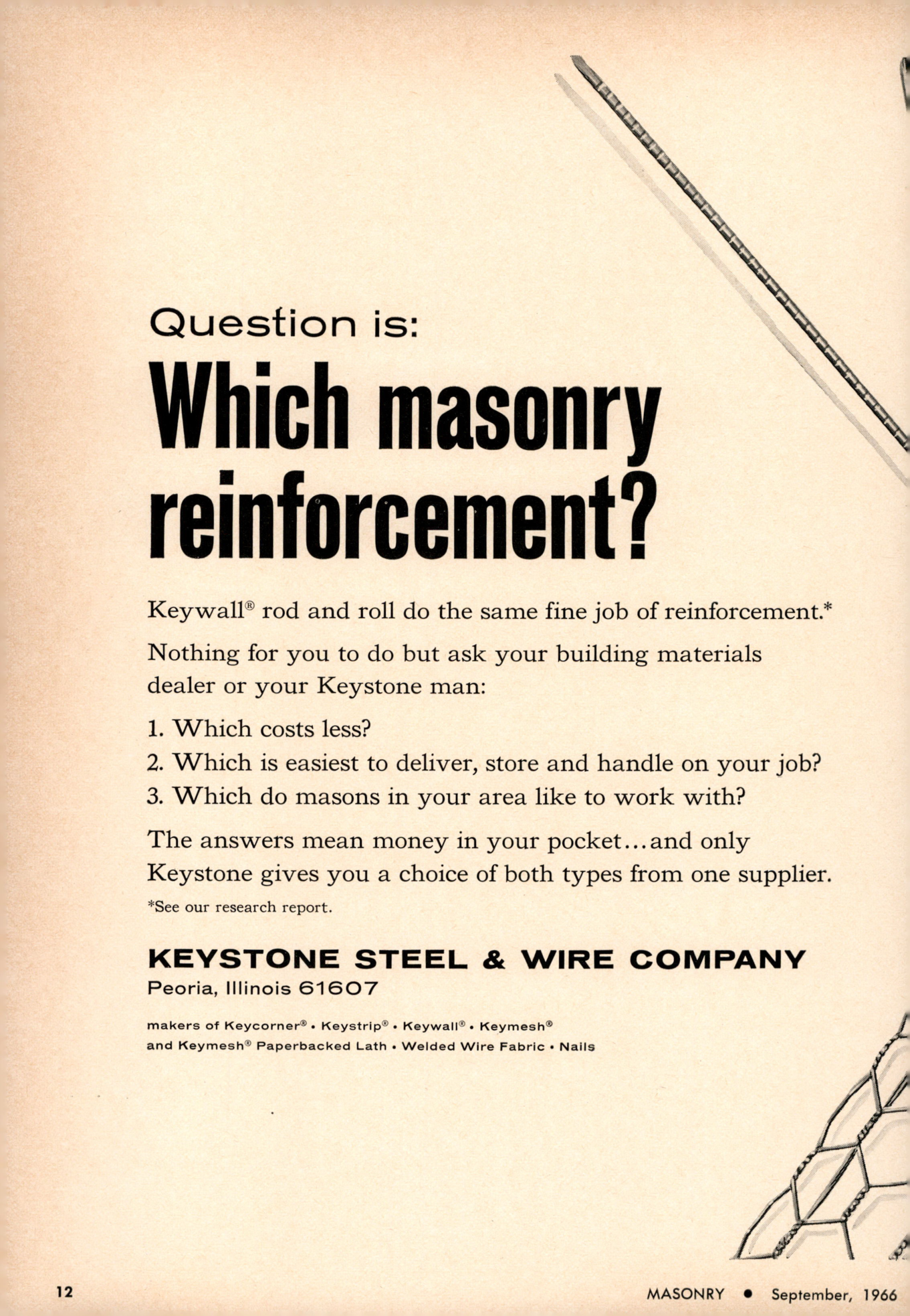 Masonry Magazine September 1966 Page. 12