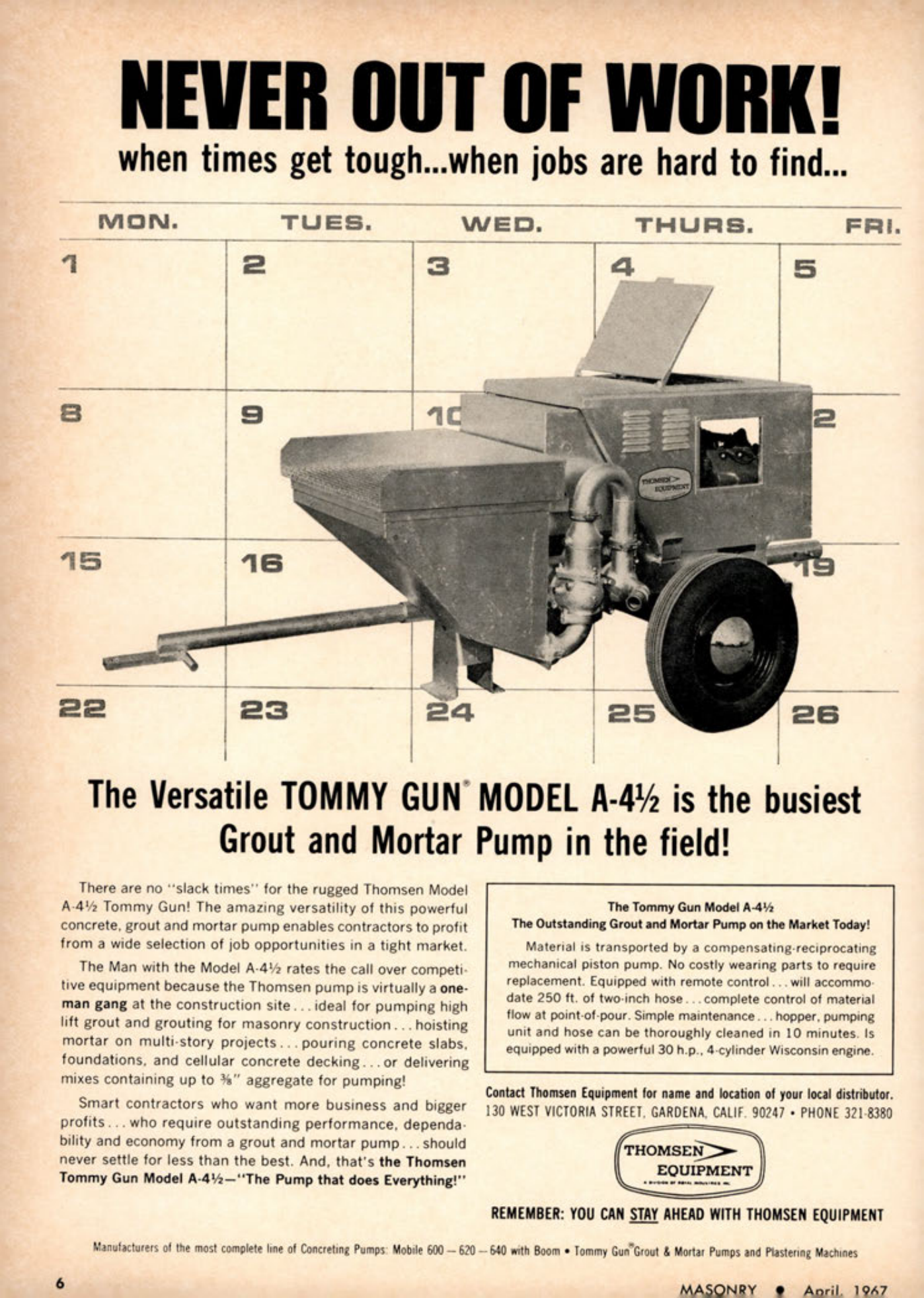 Masonry Magazine April 1967 Page. 6
