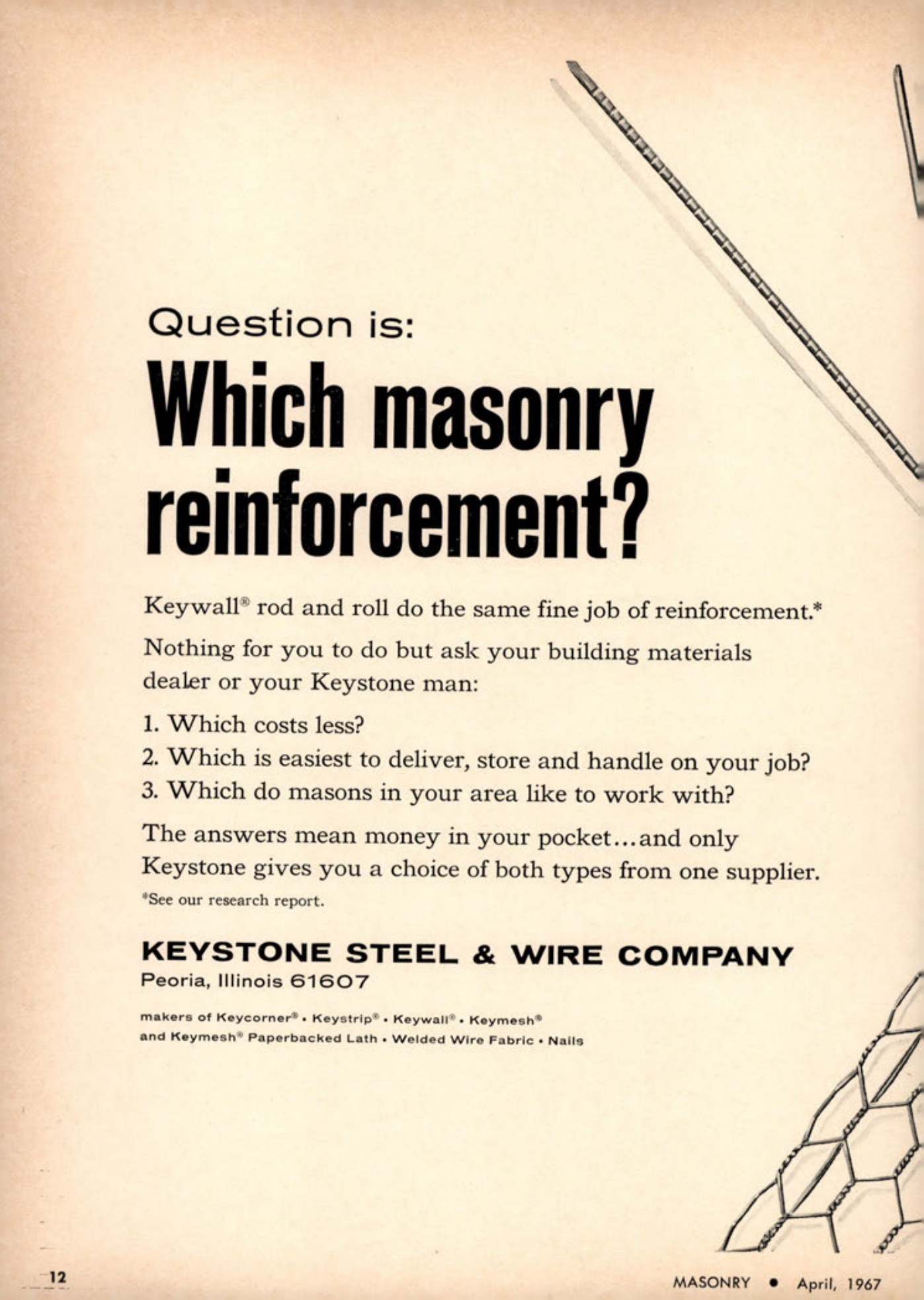 Masonry Magazine April 1967 Page. 12