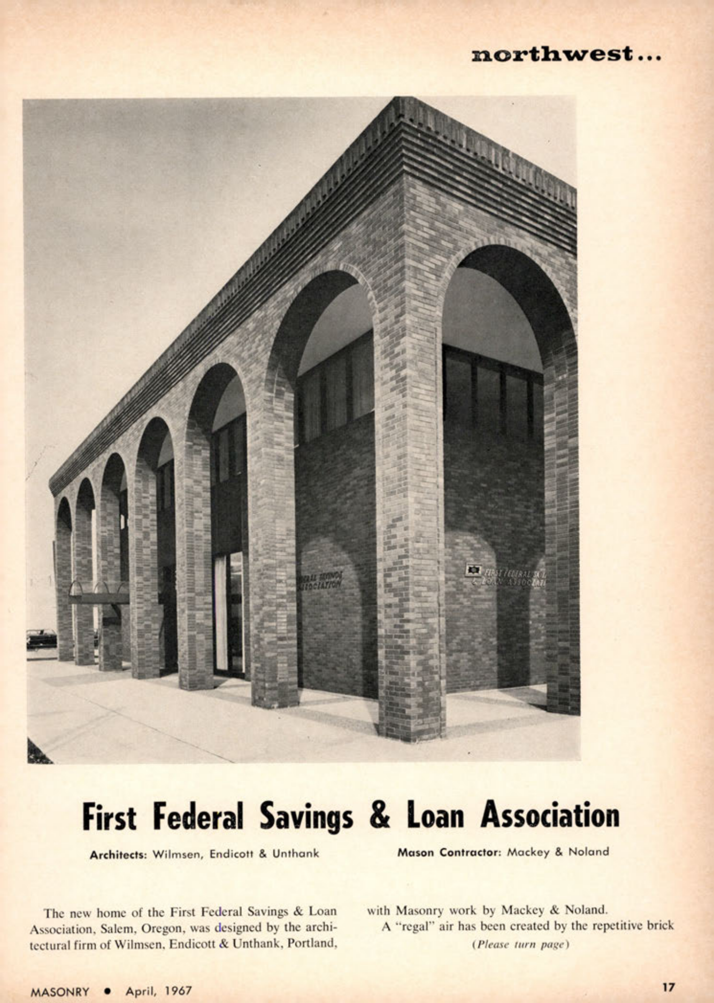 Masonry Magazine April 1967 Page. 17