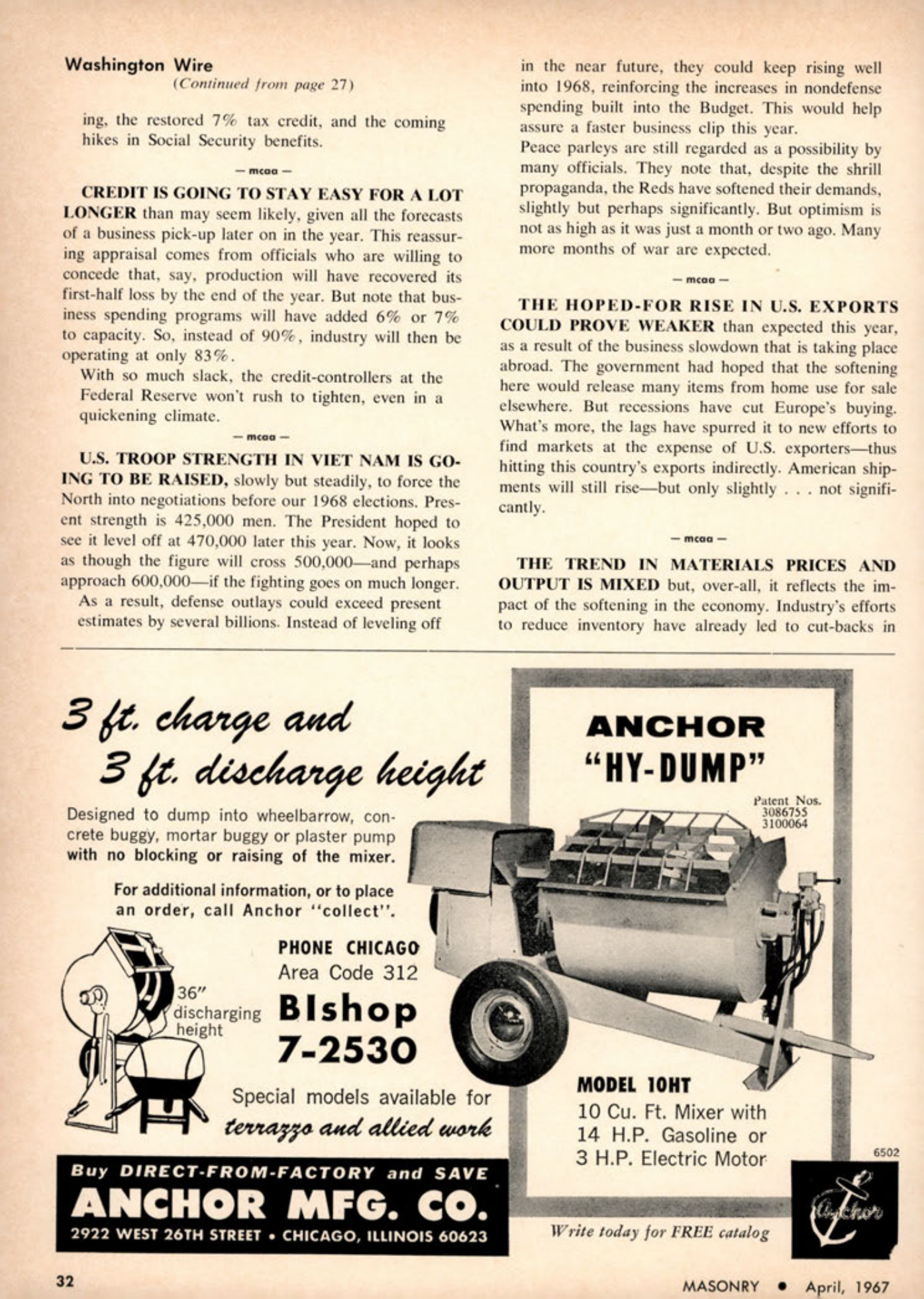 Masonry Magazine April 1967 Page. 32