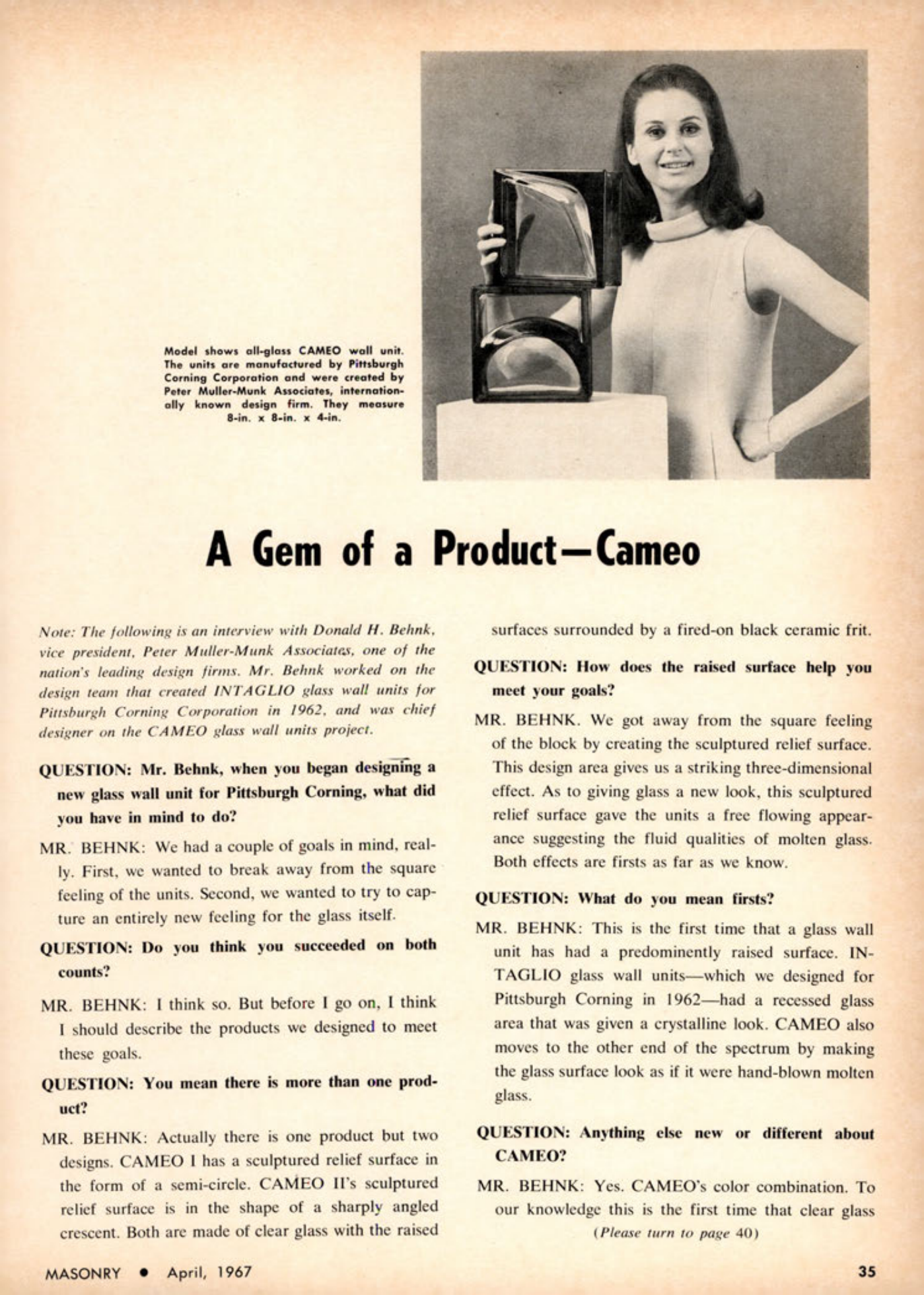 Masonry Magazine April 1967 Page. 35