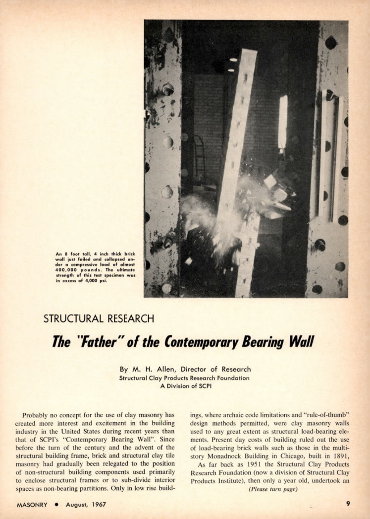 Masonry Magazine August 1967 Page. 9