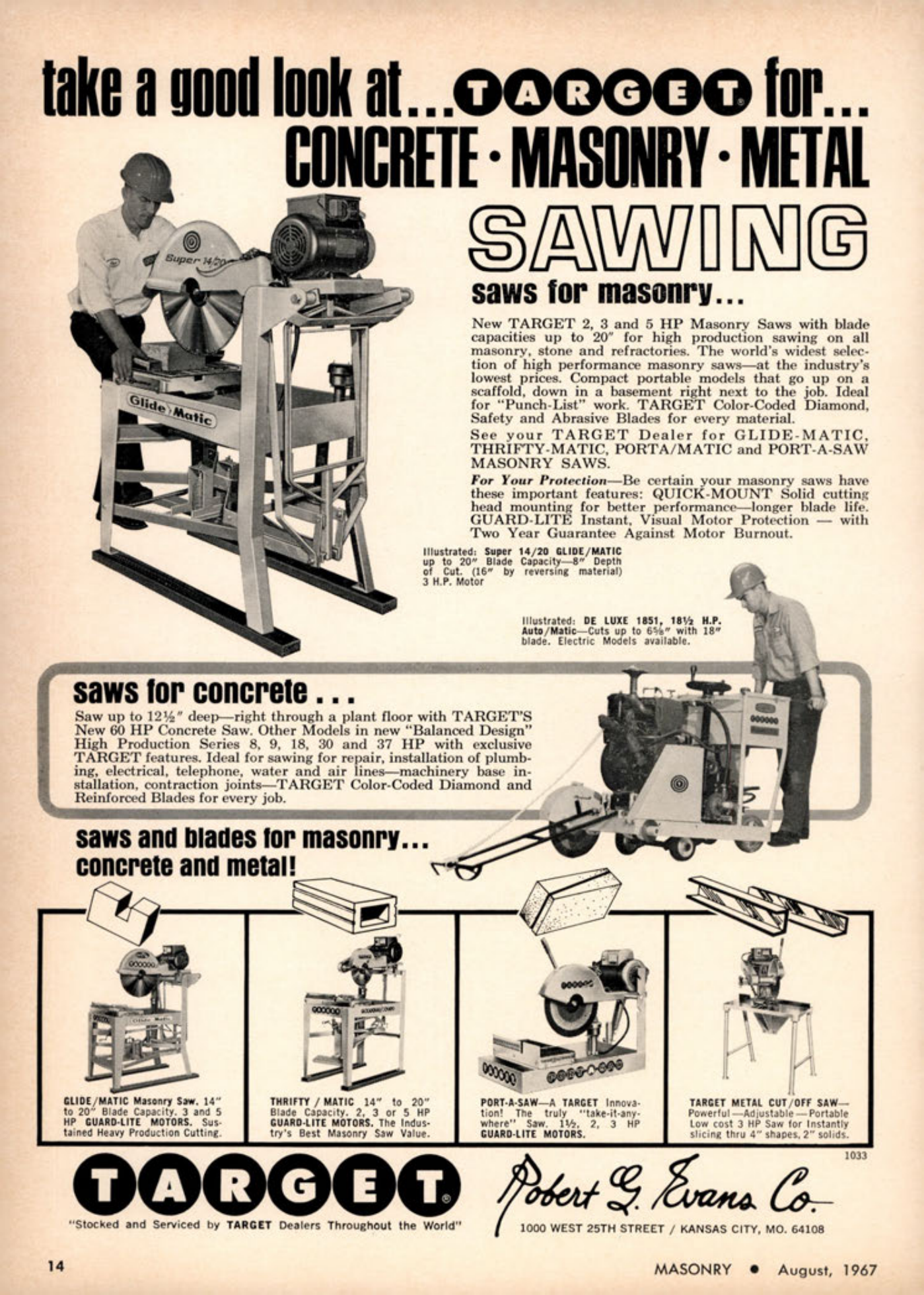 Masonry Magazine August 1967 Page. 14