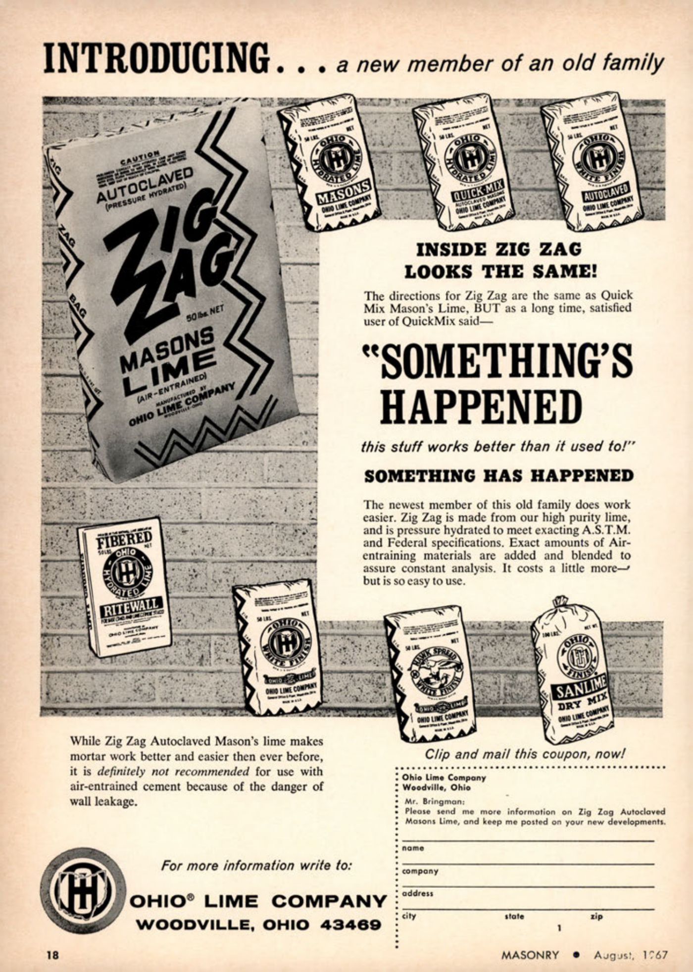Masonry Magazine August 1967 Page. 22