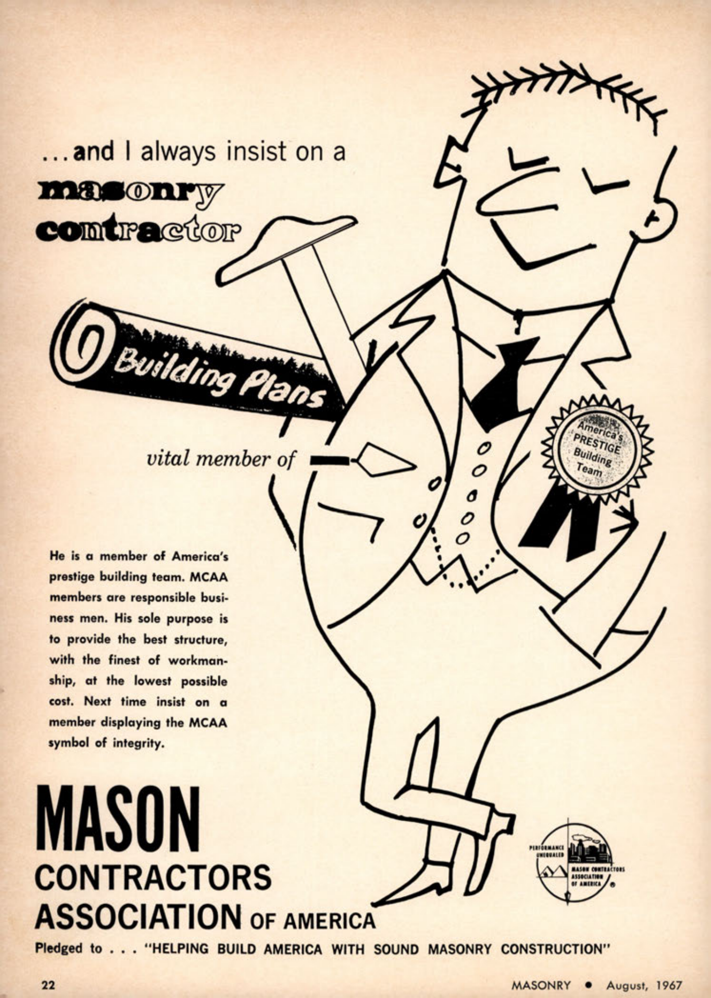 Masonry Magazine August 1967 Page. 26