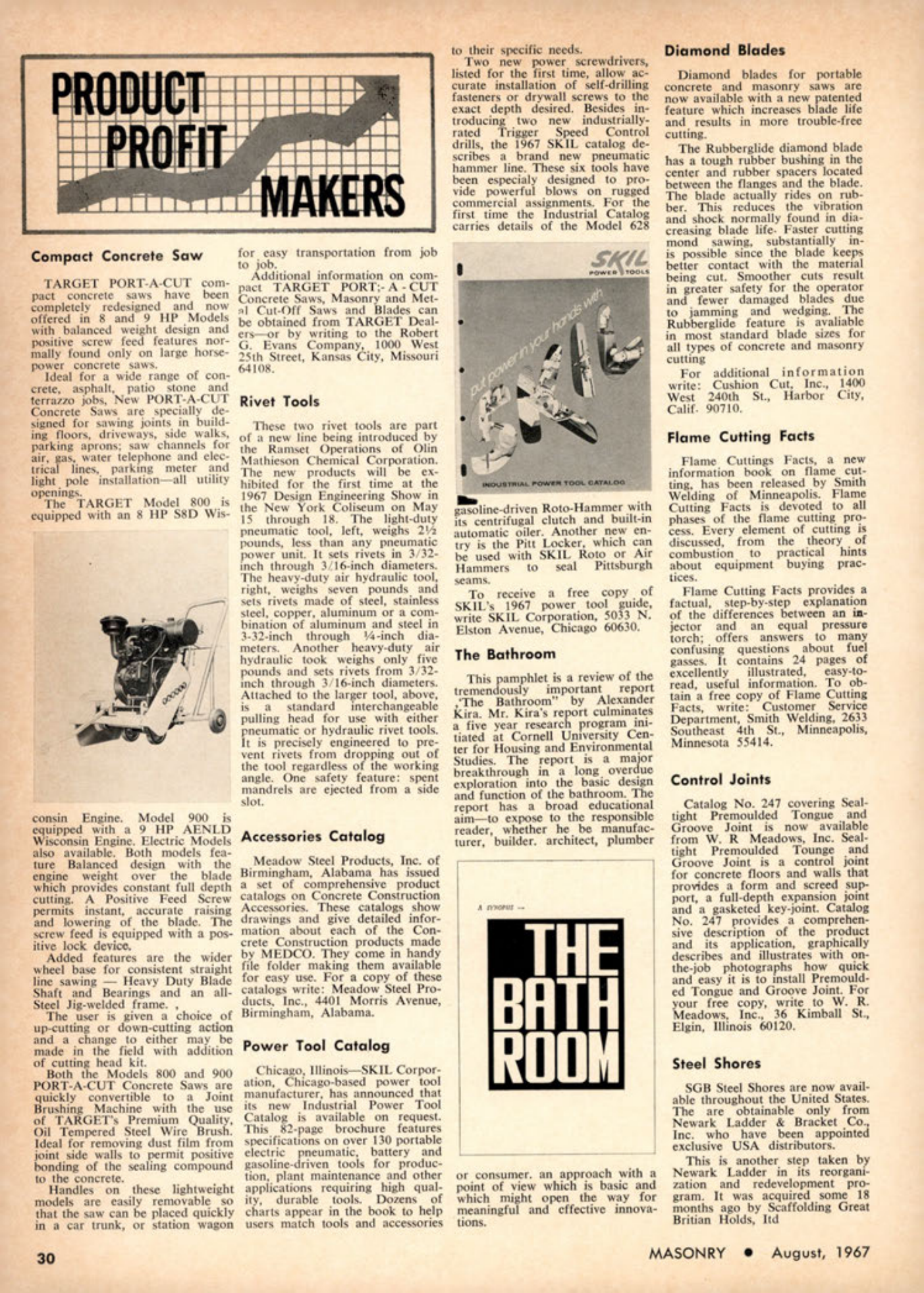 Masonry Magazine August 1967 Page. 34