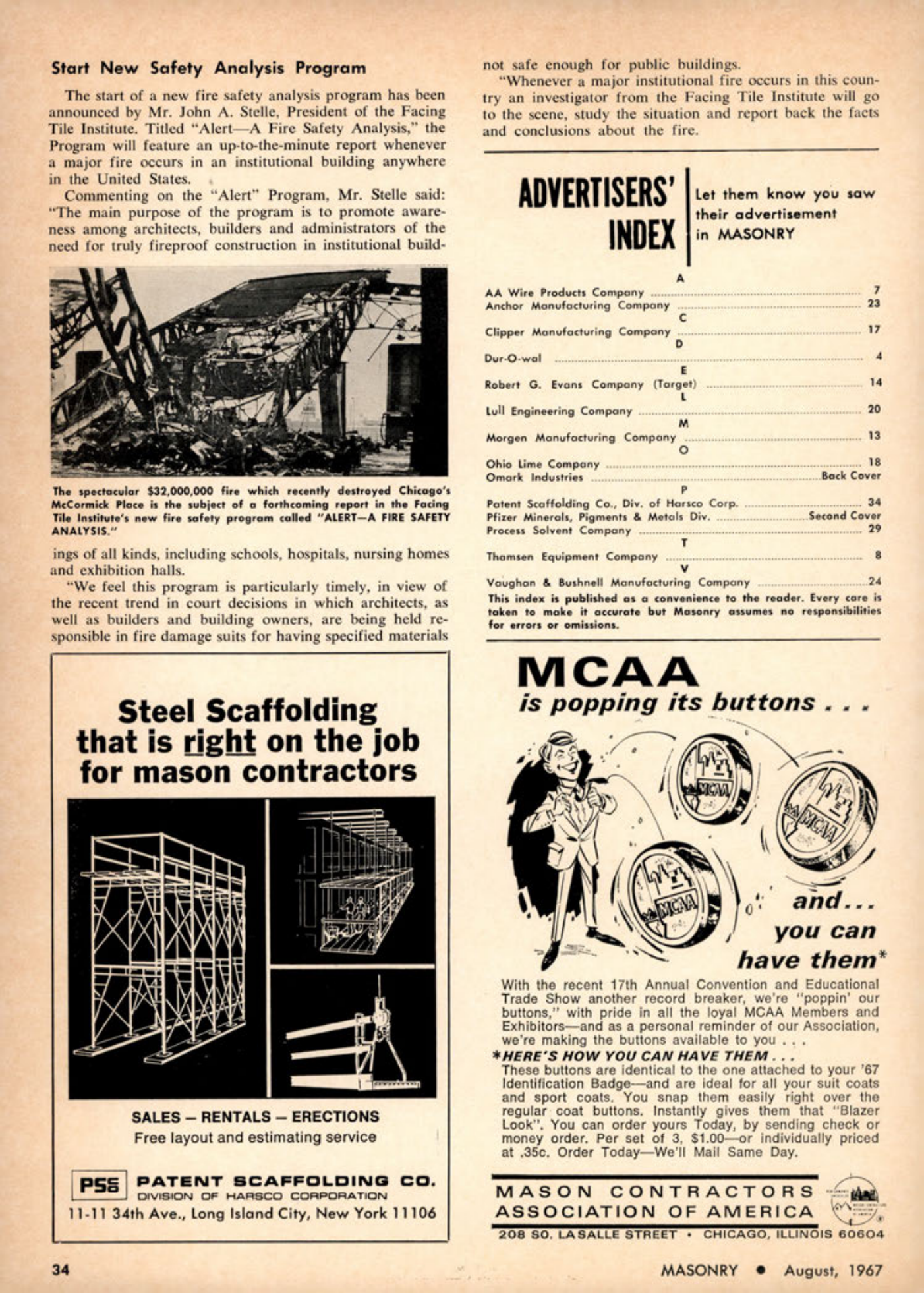 Masonry Magazine August 1967 Page. 38