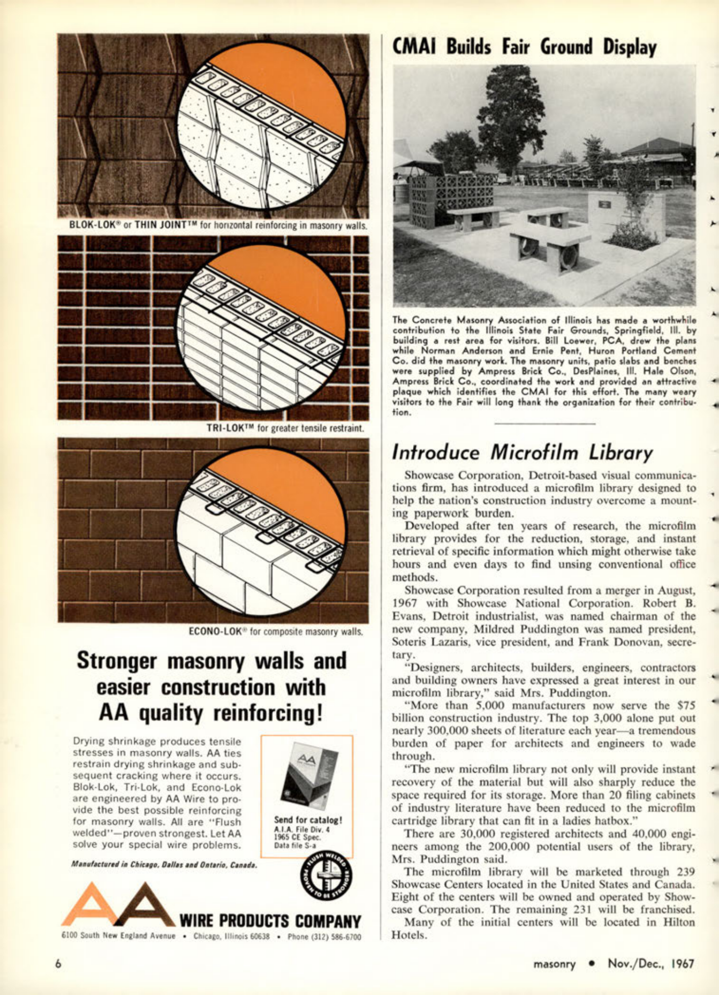Masonry Magazine December 1967 Page. 6