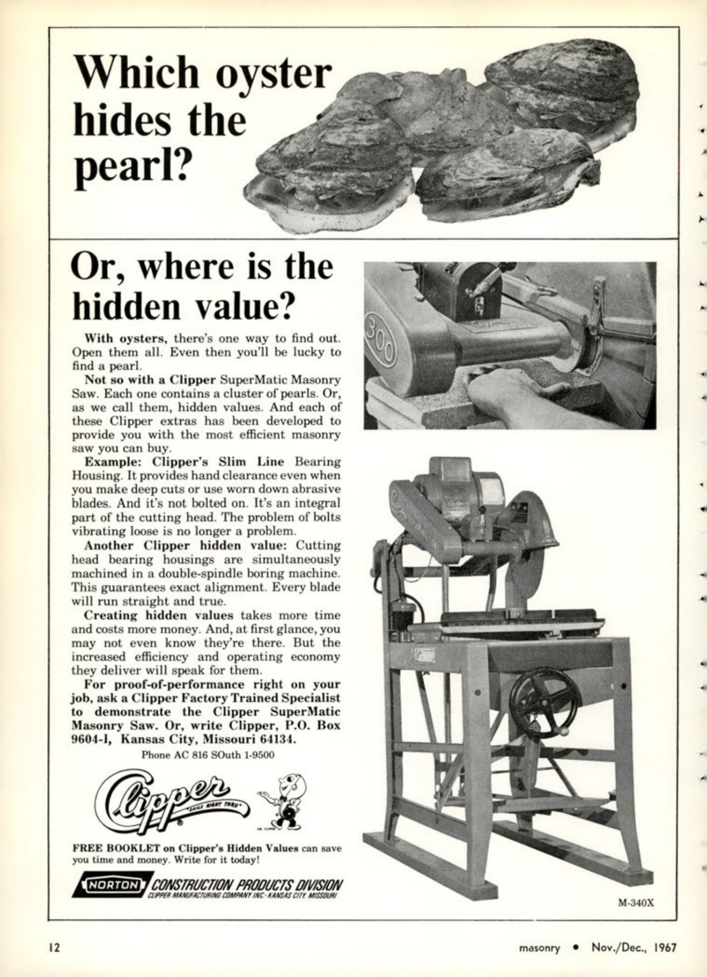 Masonry Magazine December 1967 Page. 12