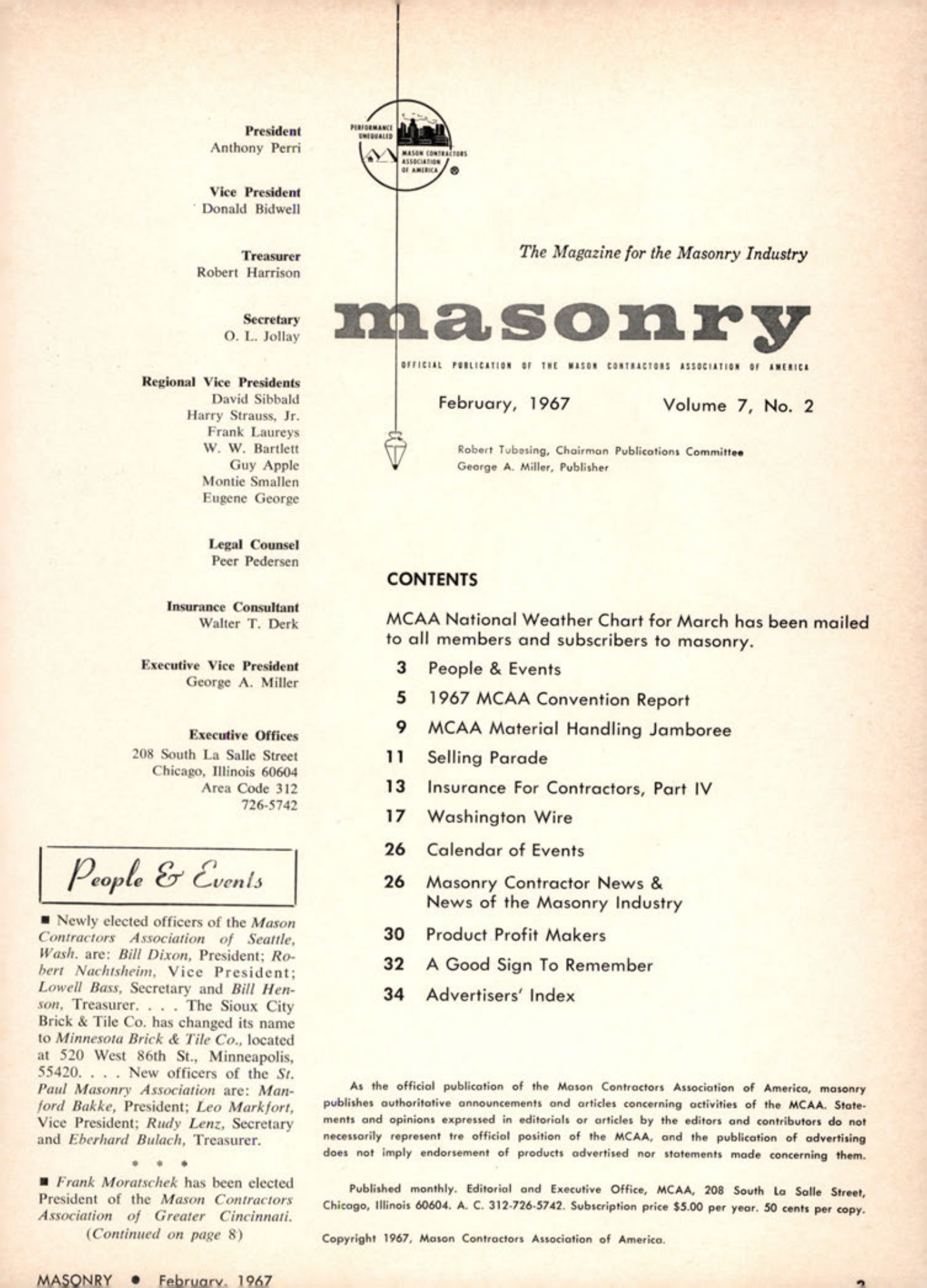 Masonry Magazine February 1967 Page. 3