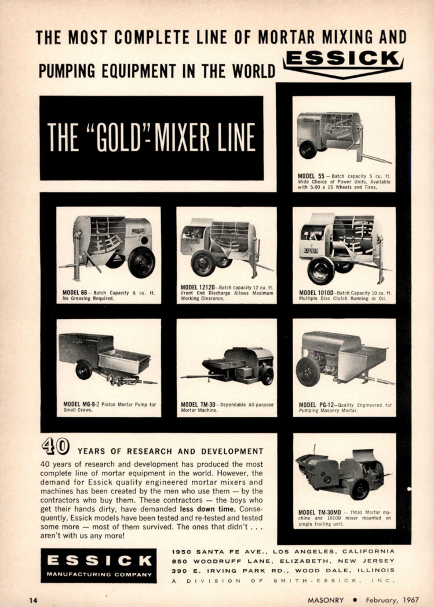 Masonry Magazine February 1967 Page. 14