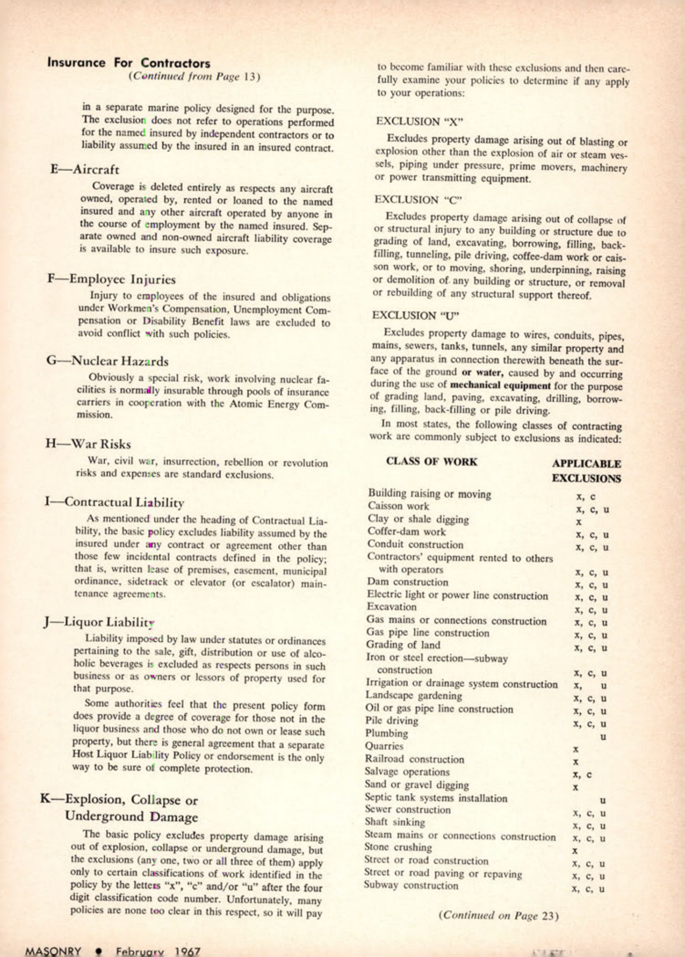 Masonry Magazine February 1967 Page. 15