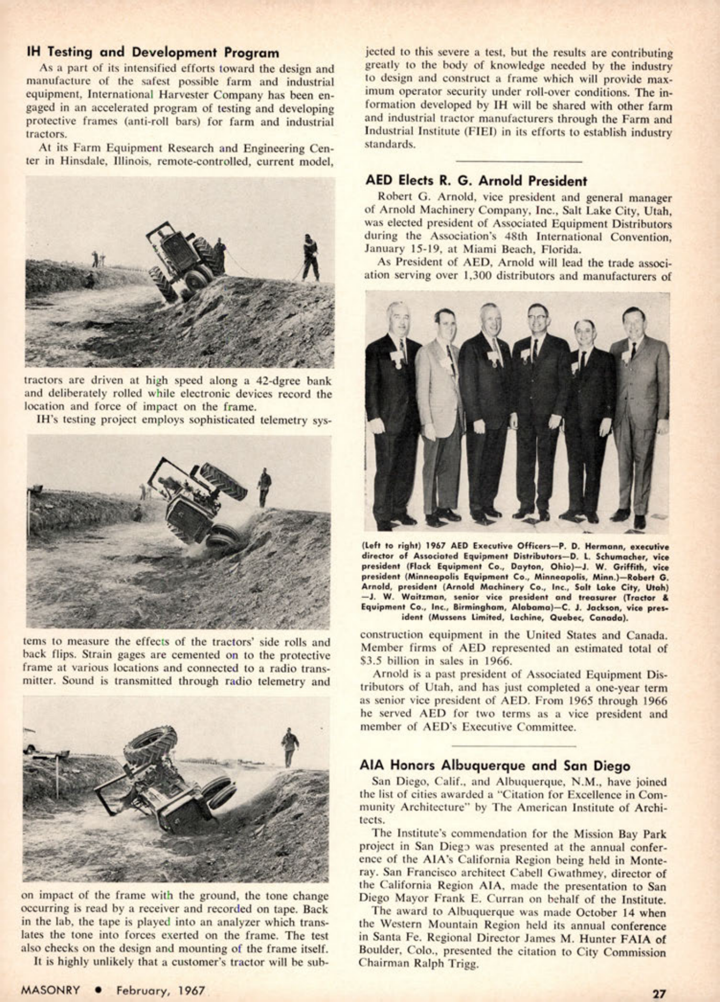 Masonry Magazine February 1967 Page. 27