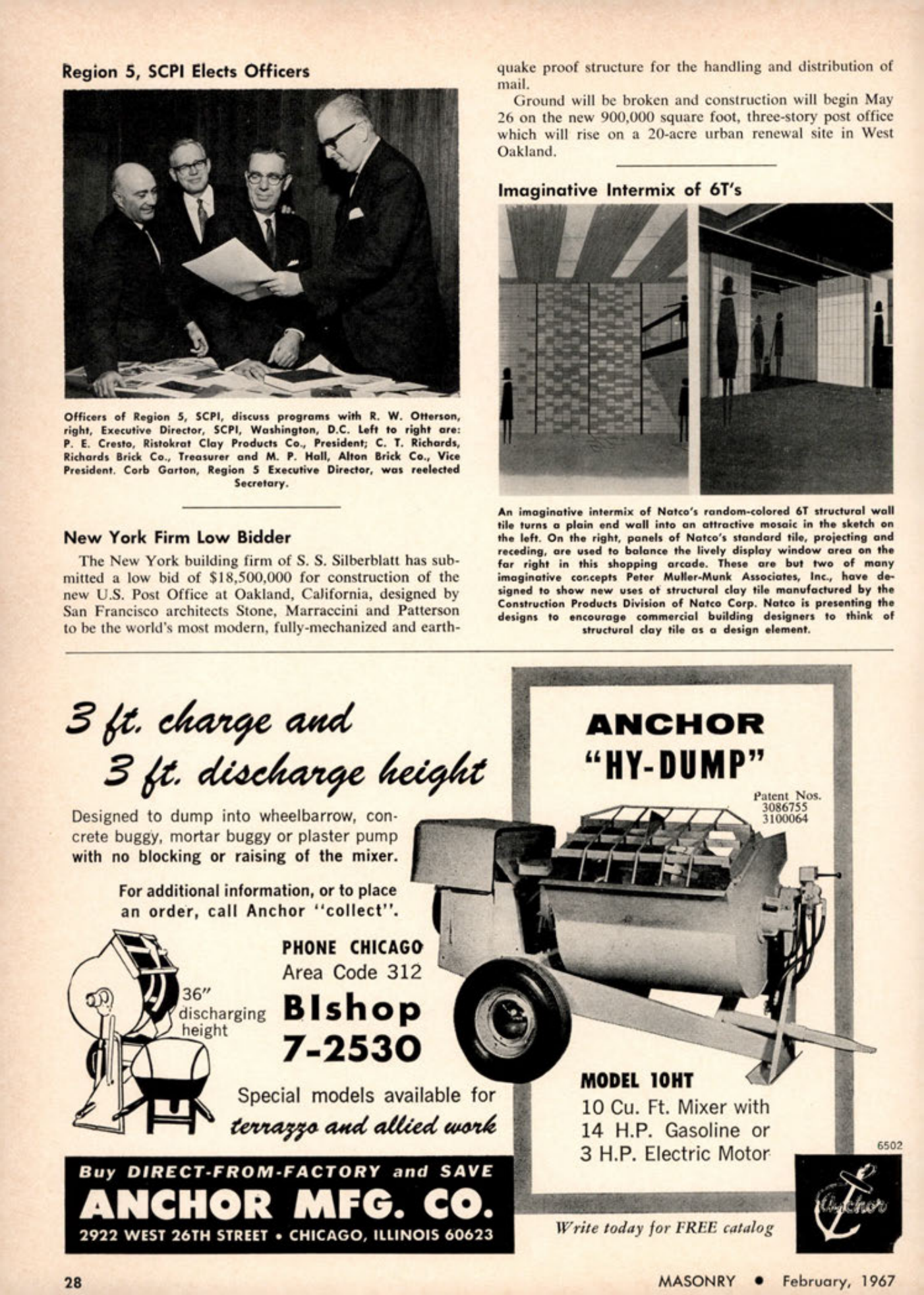Masonry Magazine February 1967 Page. 28