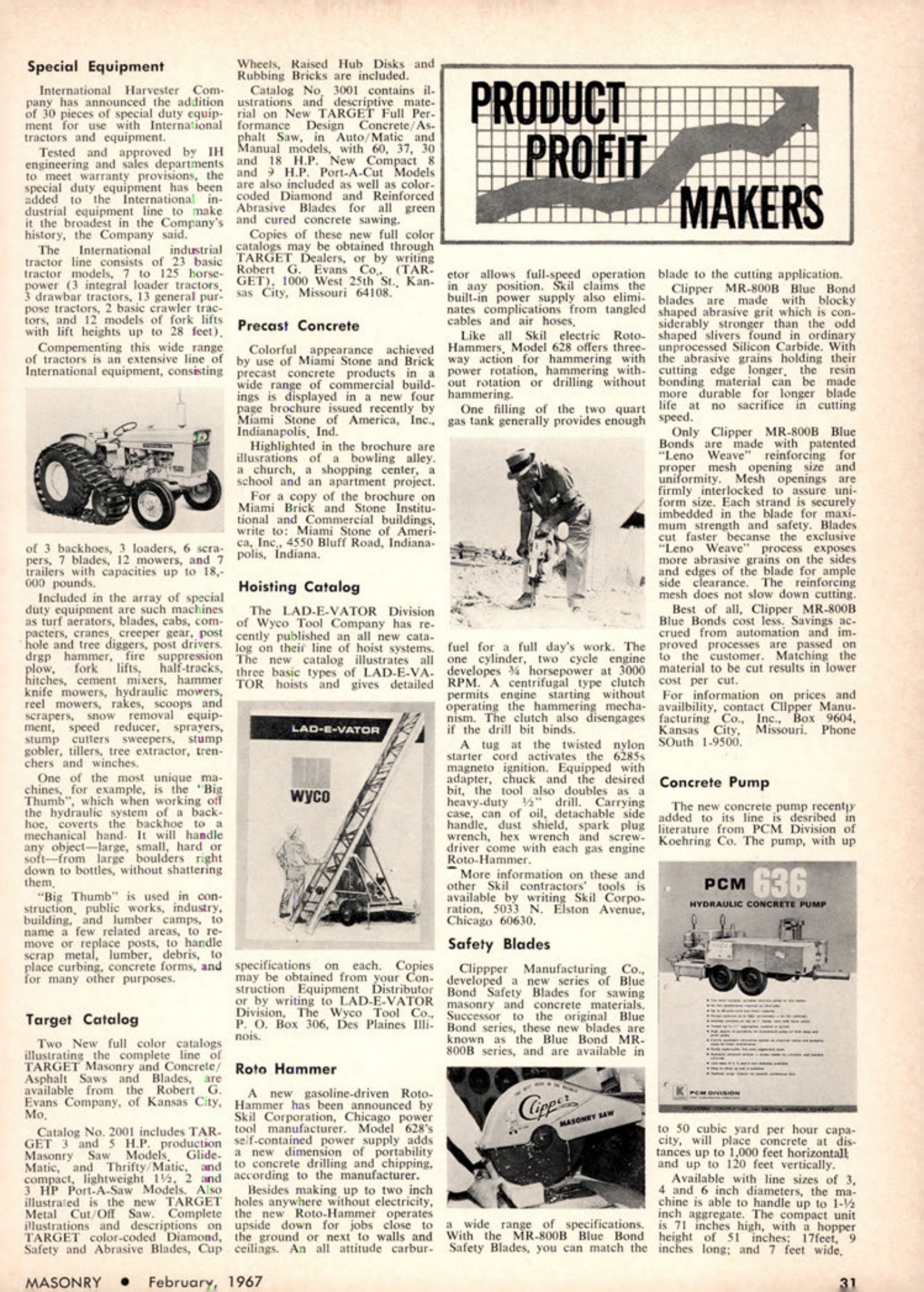 Masonry Magazine February 1967 Page. 31