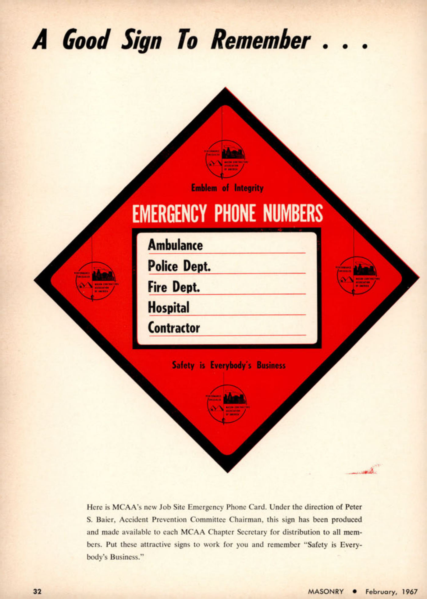Masonry Magazine February 1967 Page. 32