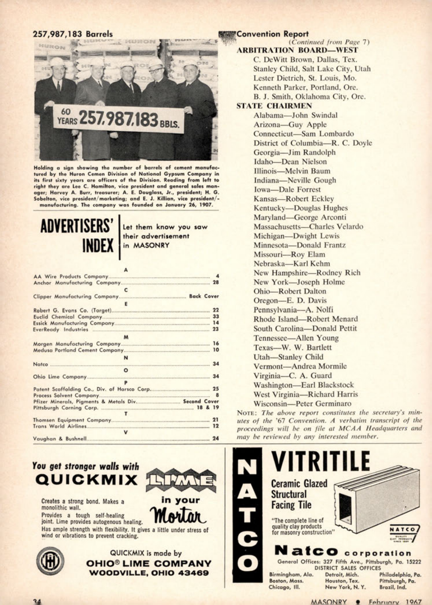Masonry Magazine February 1967 Page. 34