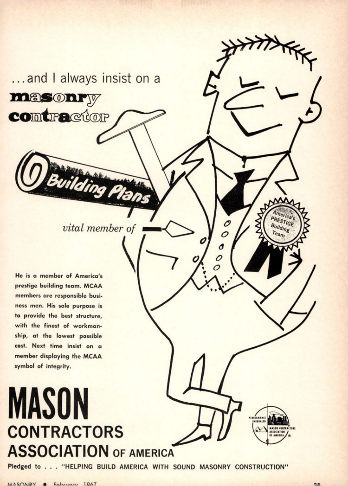 Masonry Magazine February 1967 Page. 35