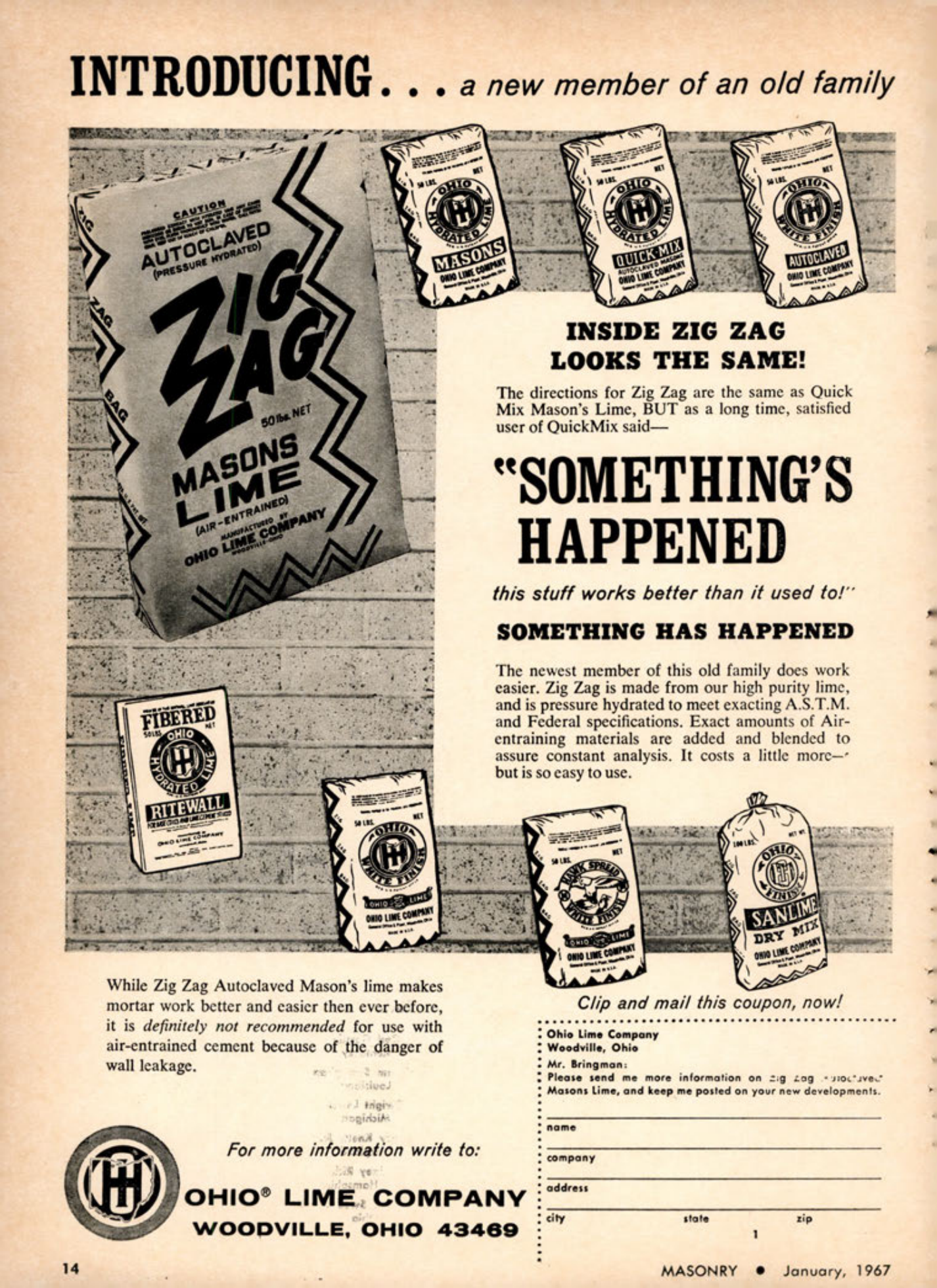 Masonry Magazine January 1967 Page.14