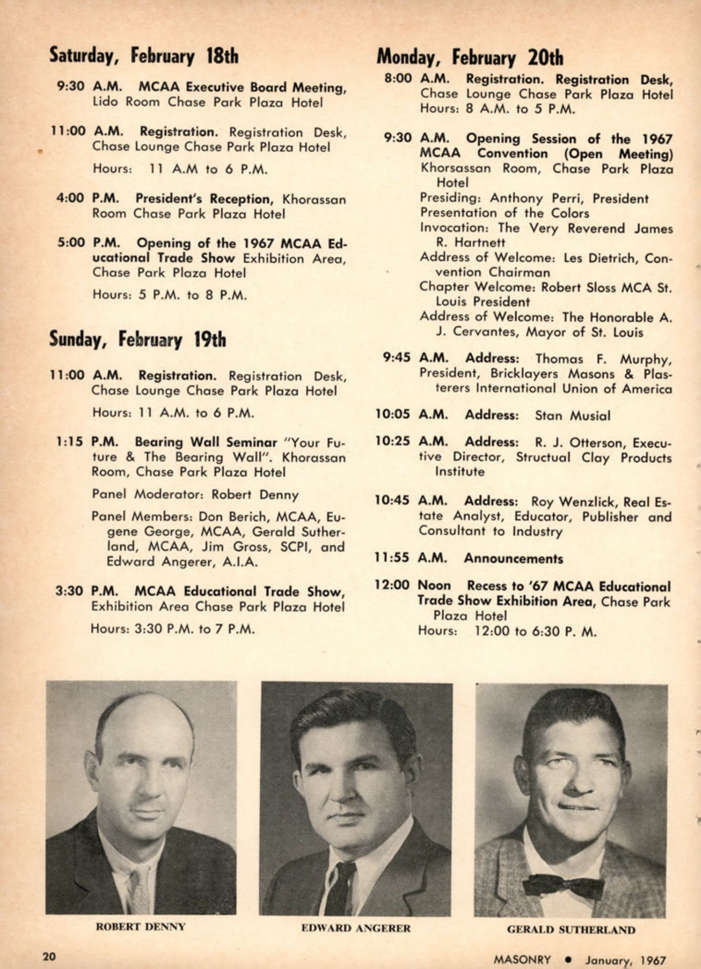 Masonry Magazine January 1967 Page. 20