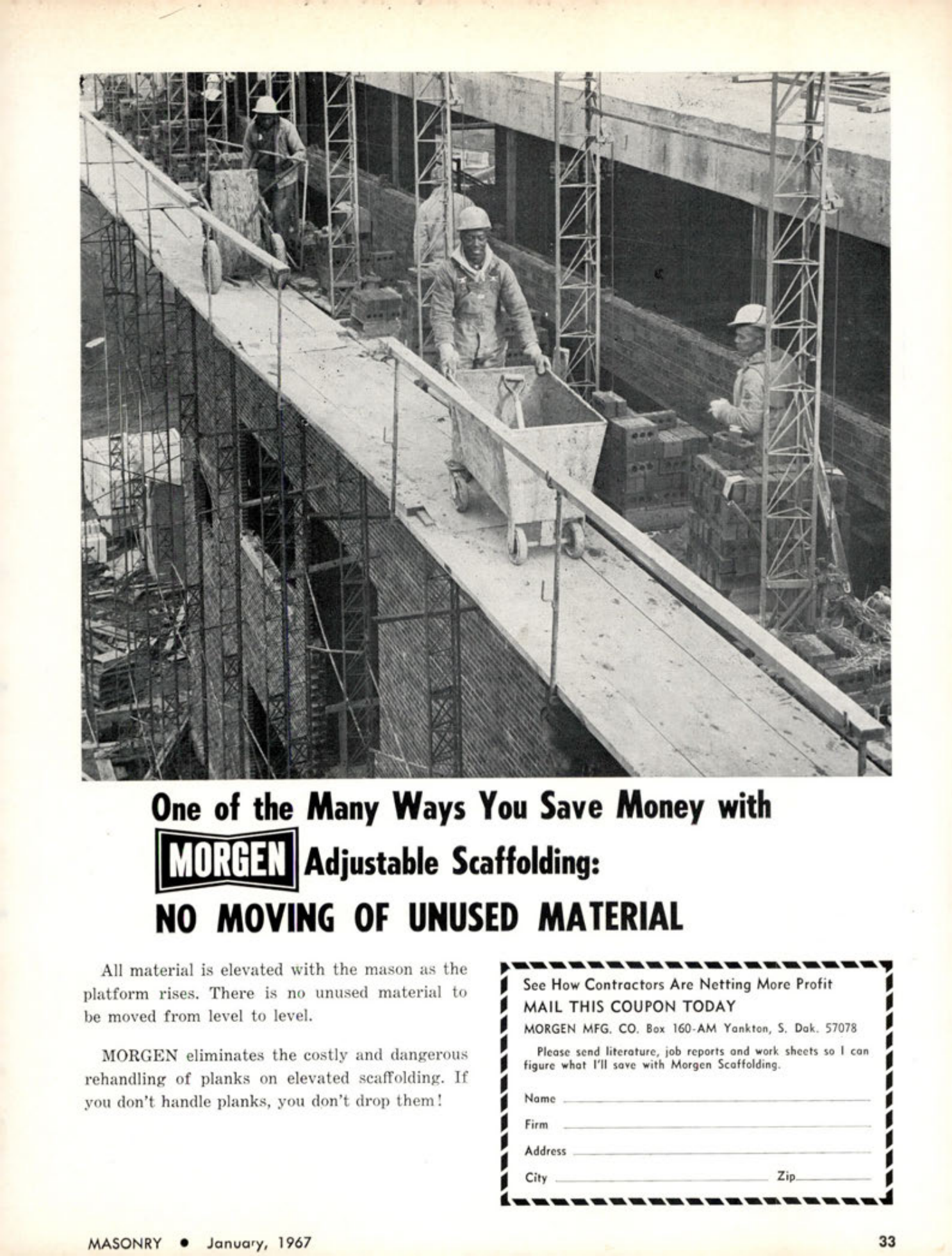 Masonry Magazine January 1967 Page. 45
