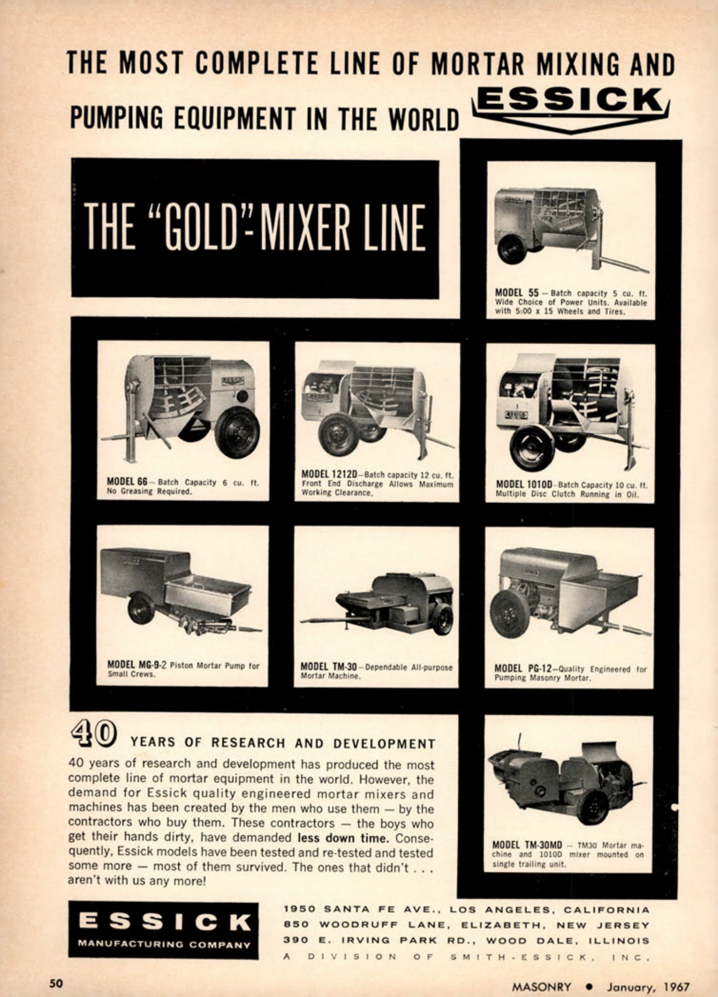 Masonry Magazine January 1967 Page. 50