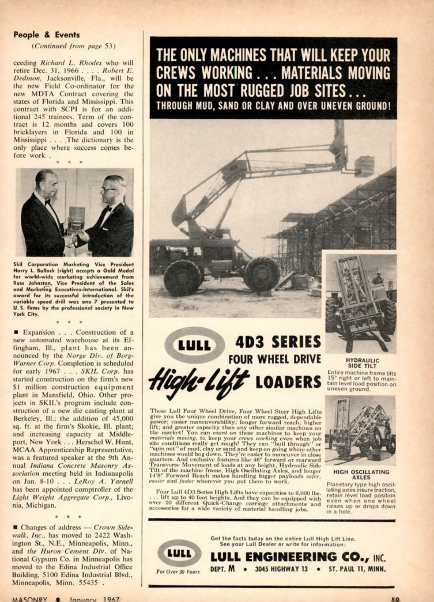 Masonry Magazine January 1967 Page. 59