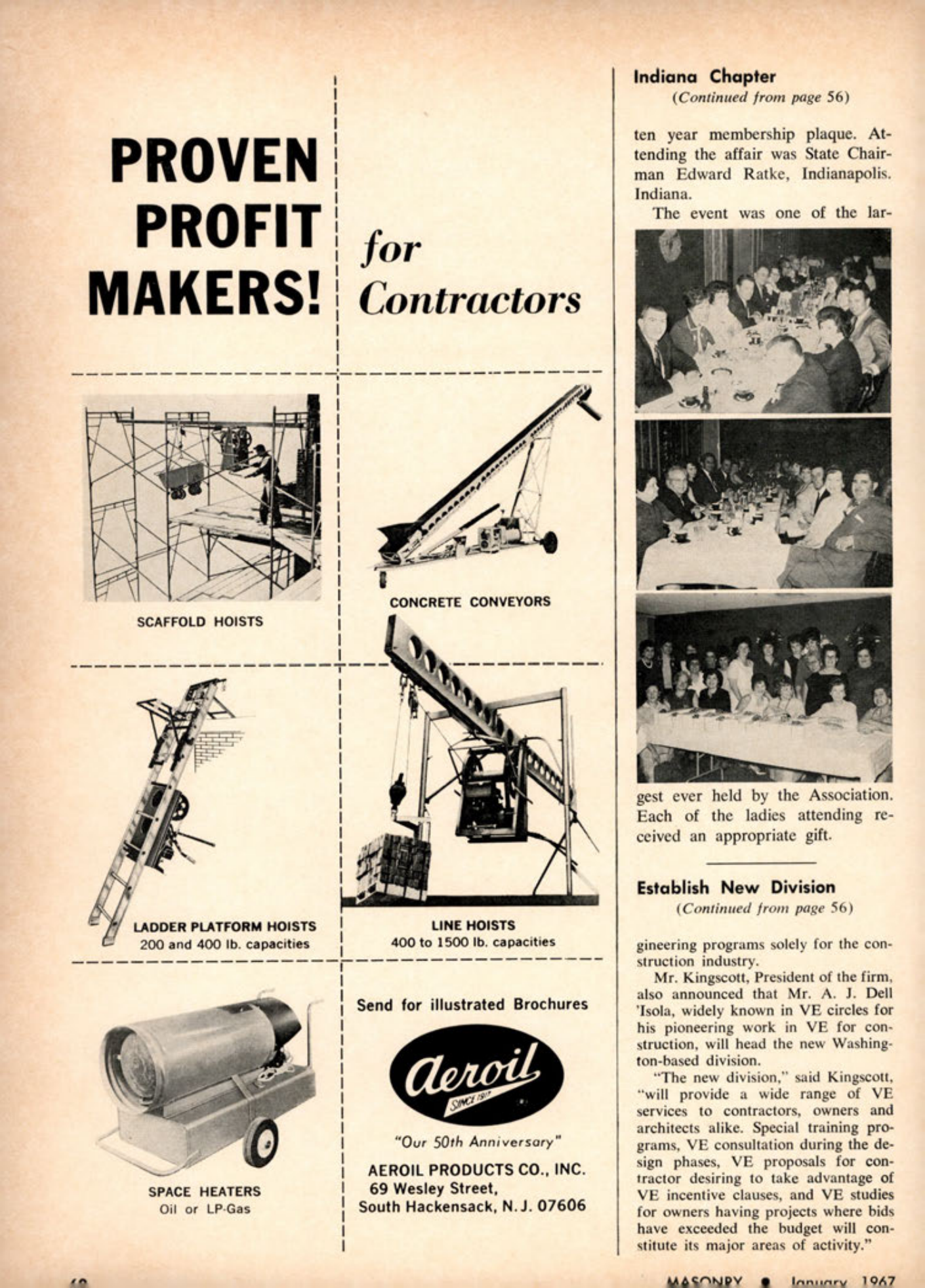 Masonry Magazine January 1967 Page. 60