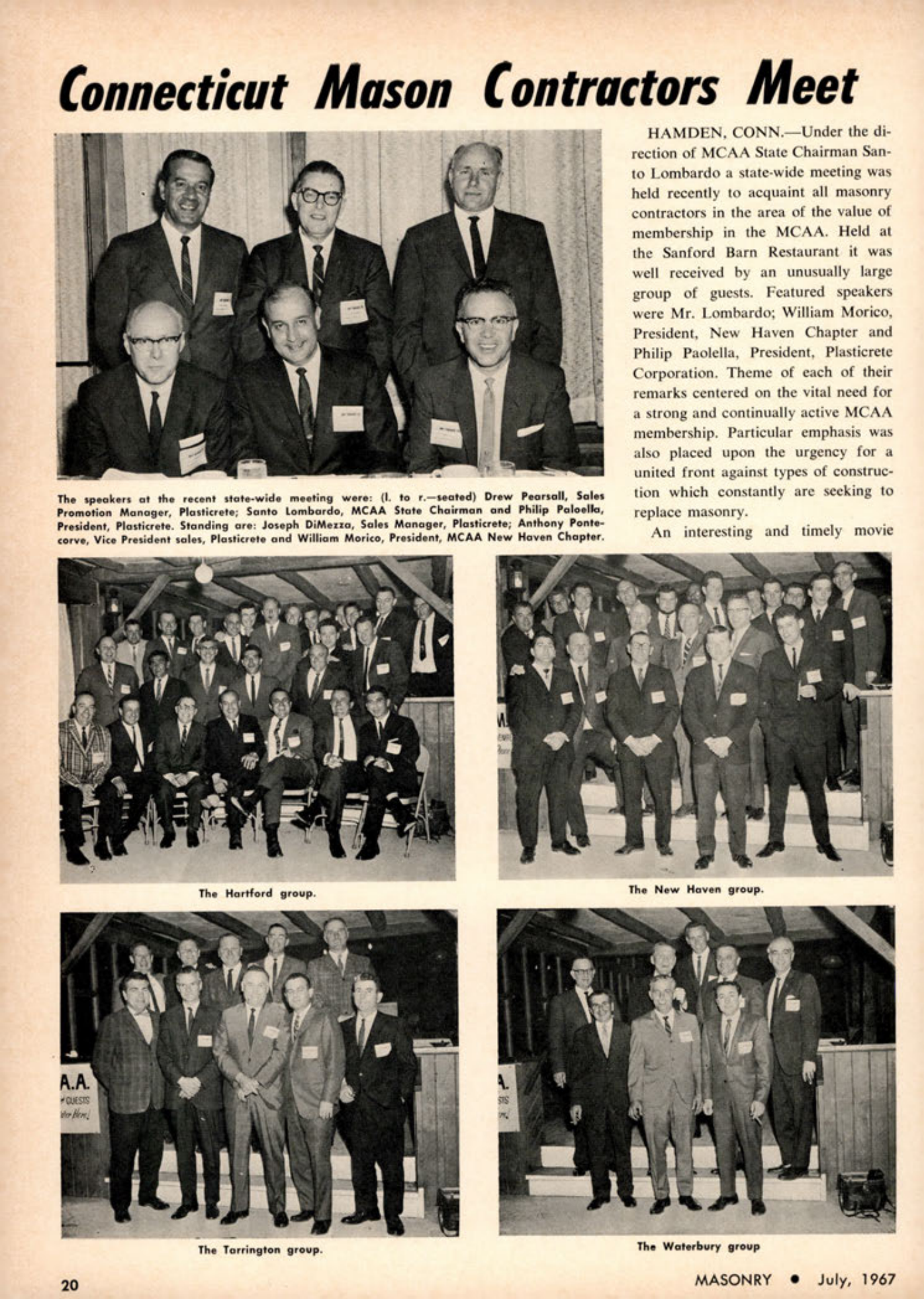 Masonry Magazine July 1967 Page. 24