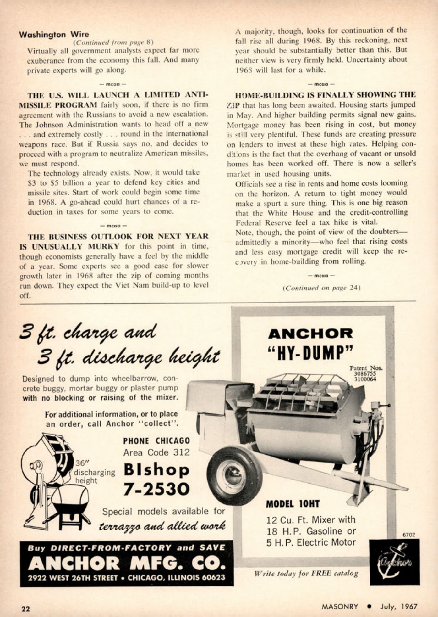Masonry Magazine July 1967 Page. 26