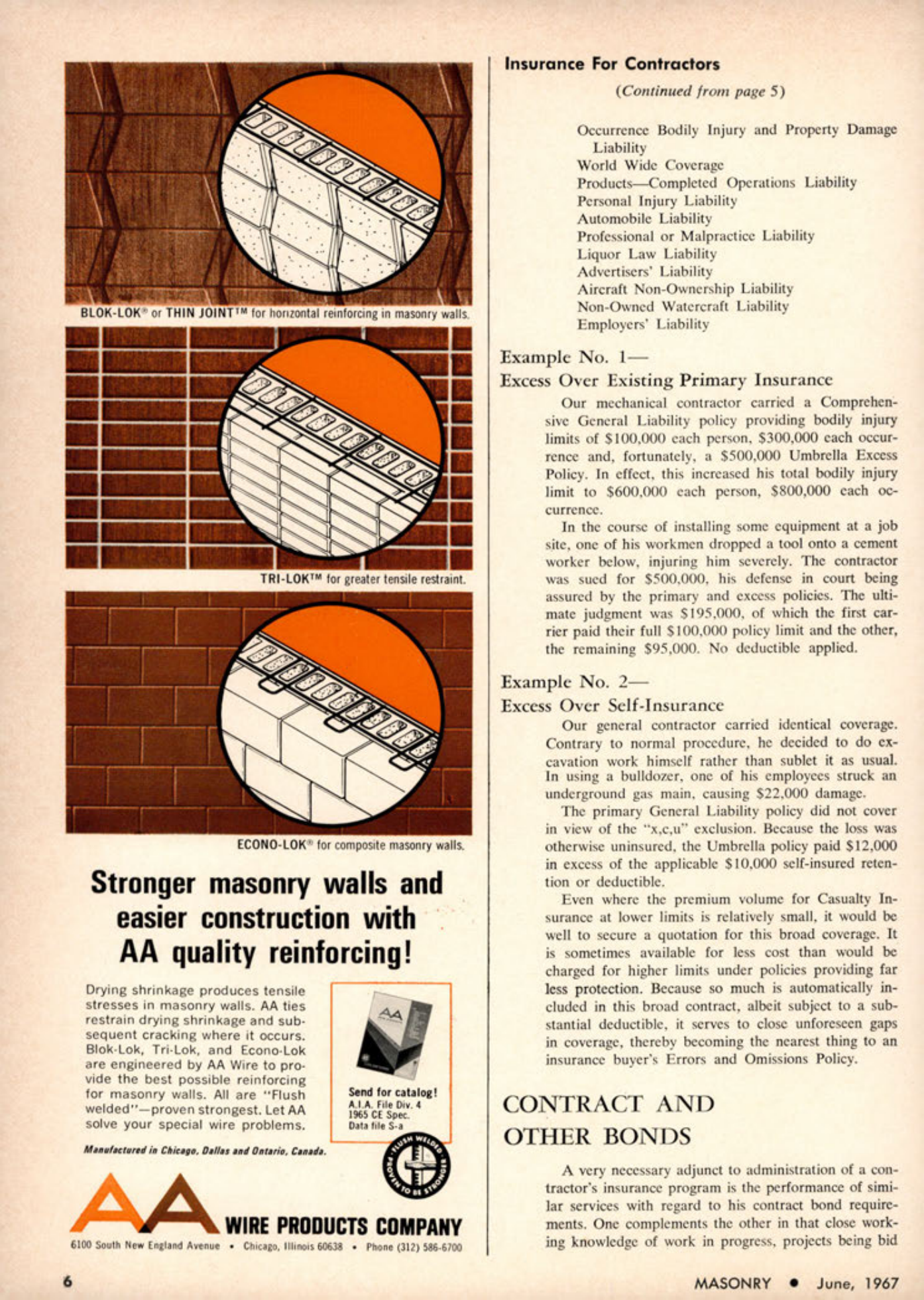 Masonry Magazine June 1967 Page. 6