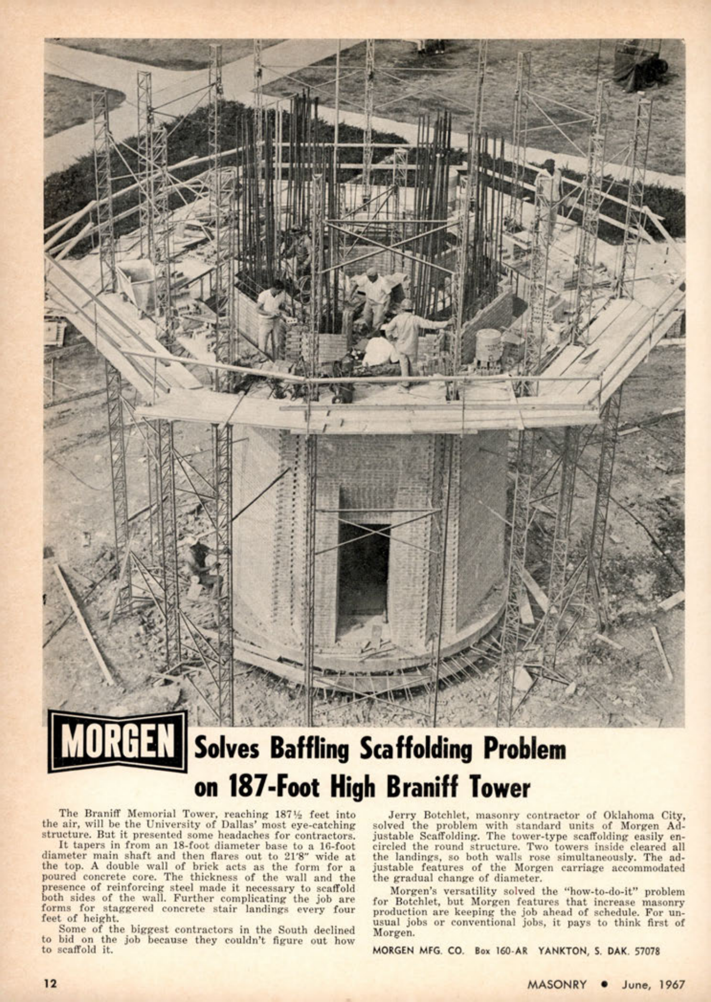 Masonry Magazine June 1967 Page. 12