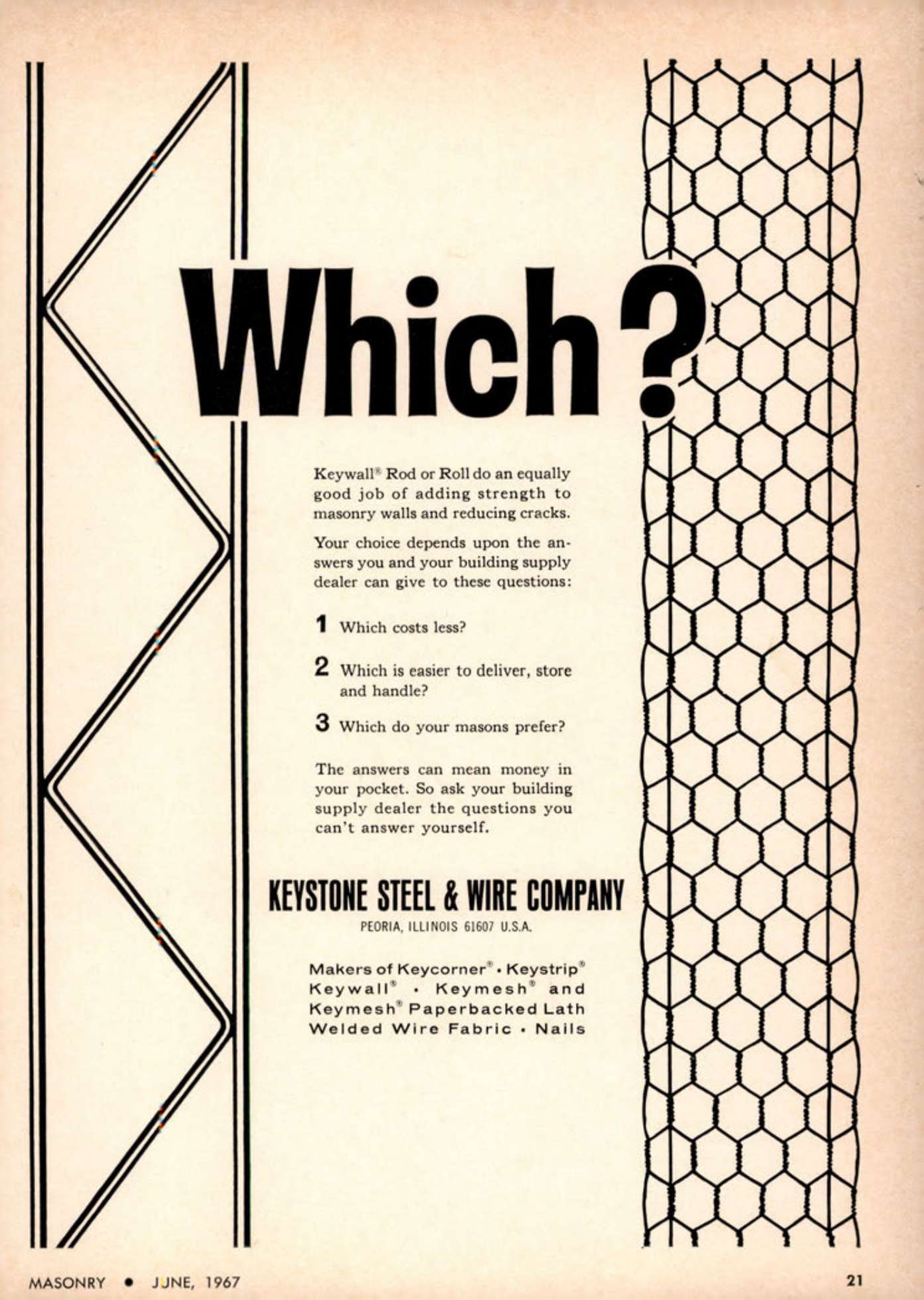 Masonry Magazine June 1967 Page. 19