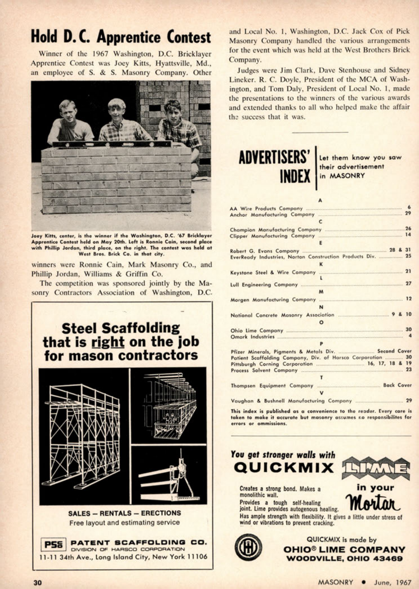 Masonry Magazine June 1967 Page. 32