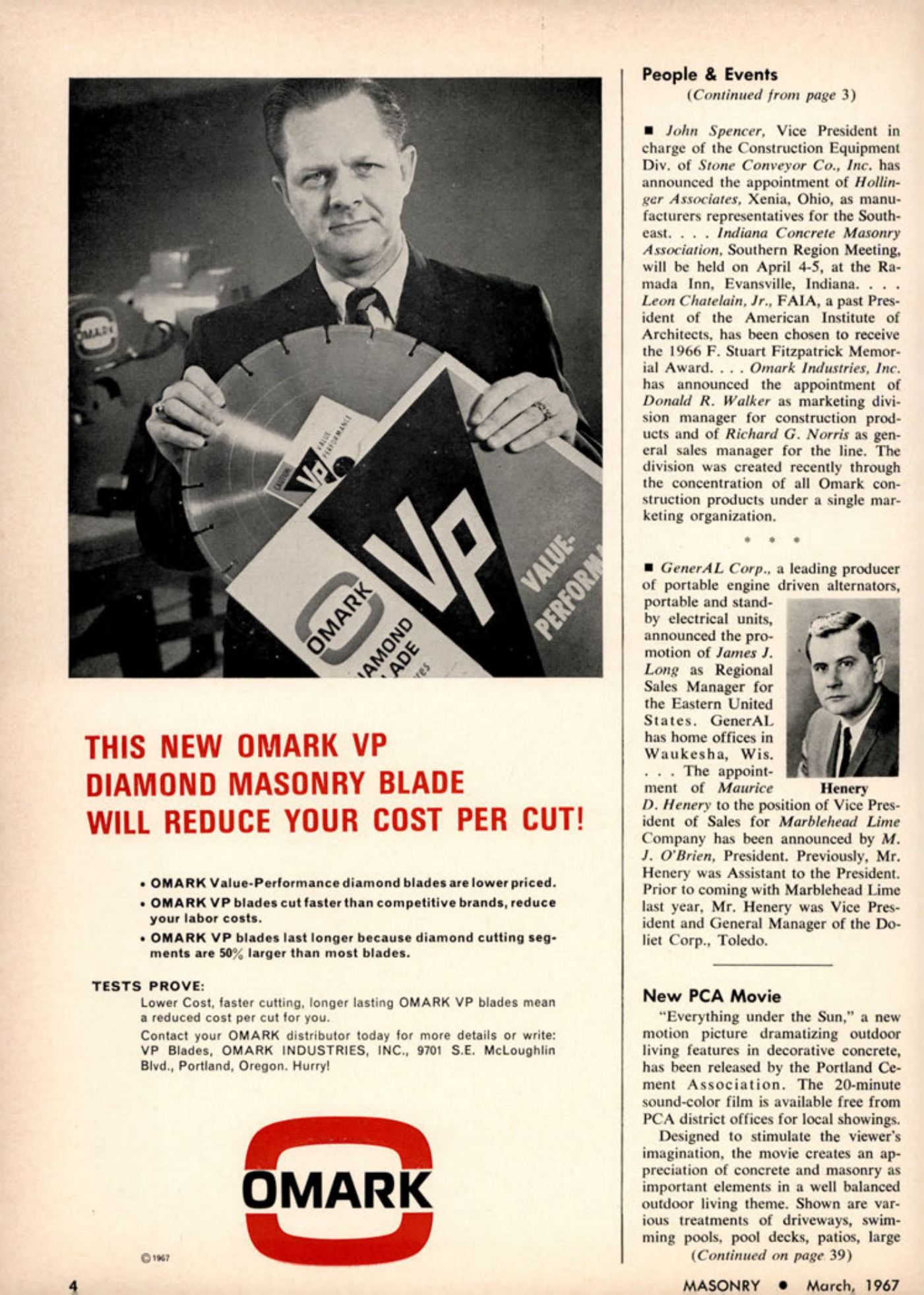 Masonry Magazine March 1967 Page. 4