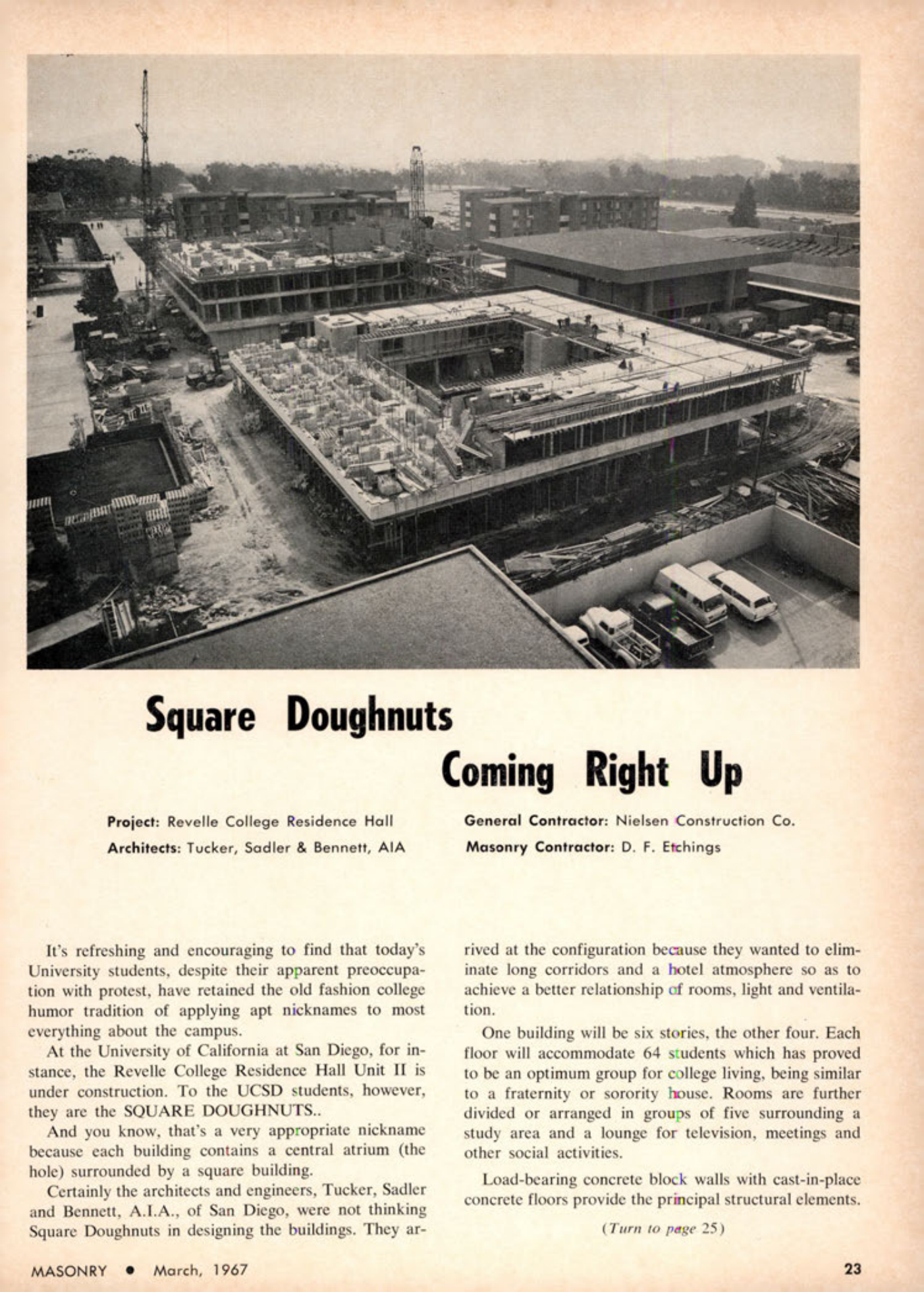 Masonry Magazine March 1967 Page. 23
