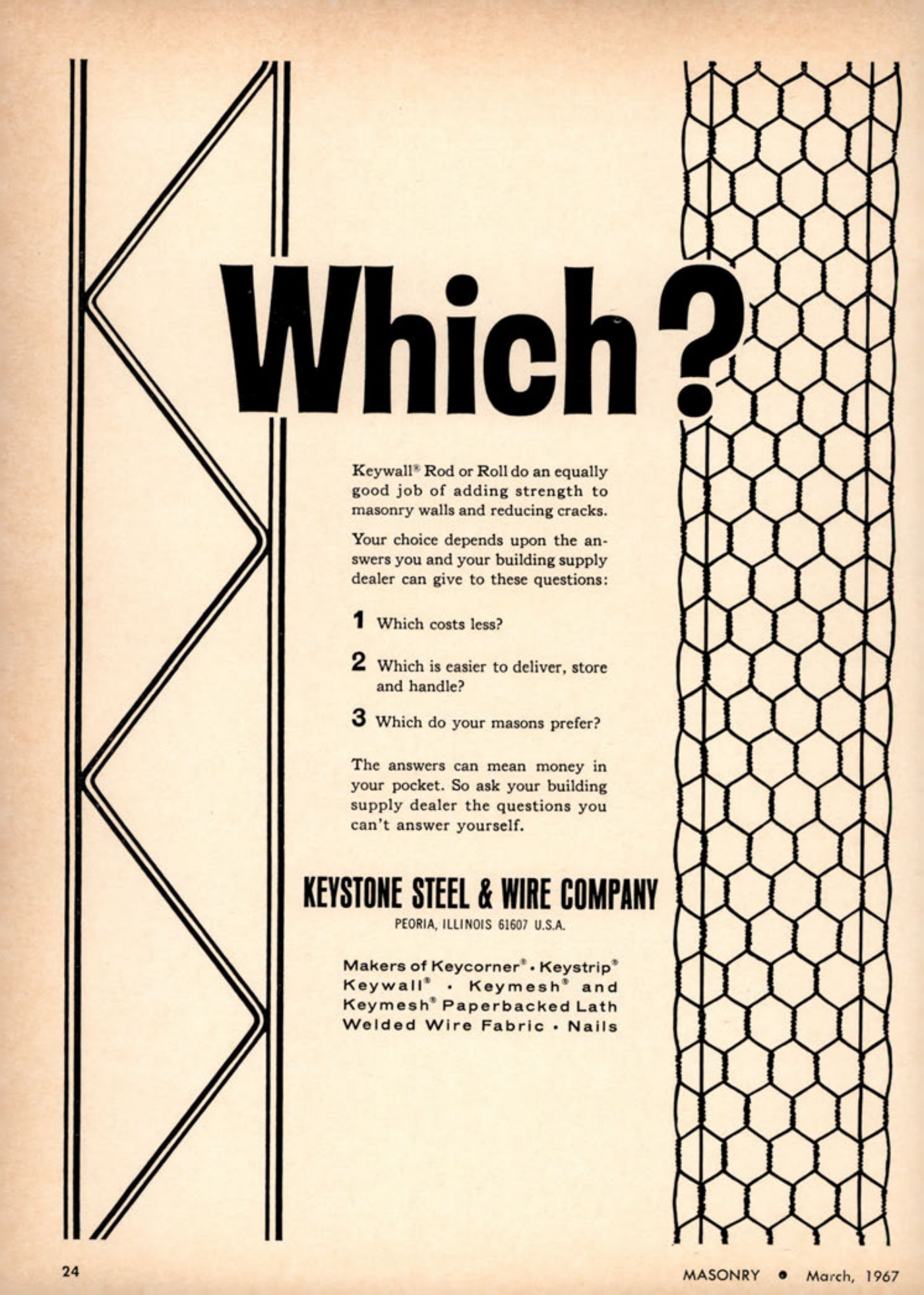 Masonry Magazine March 1967 Page. 24