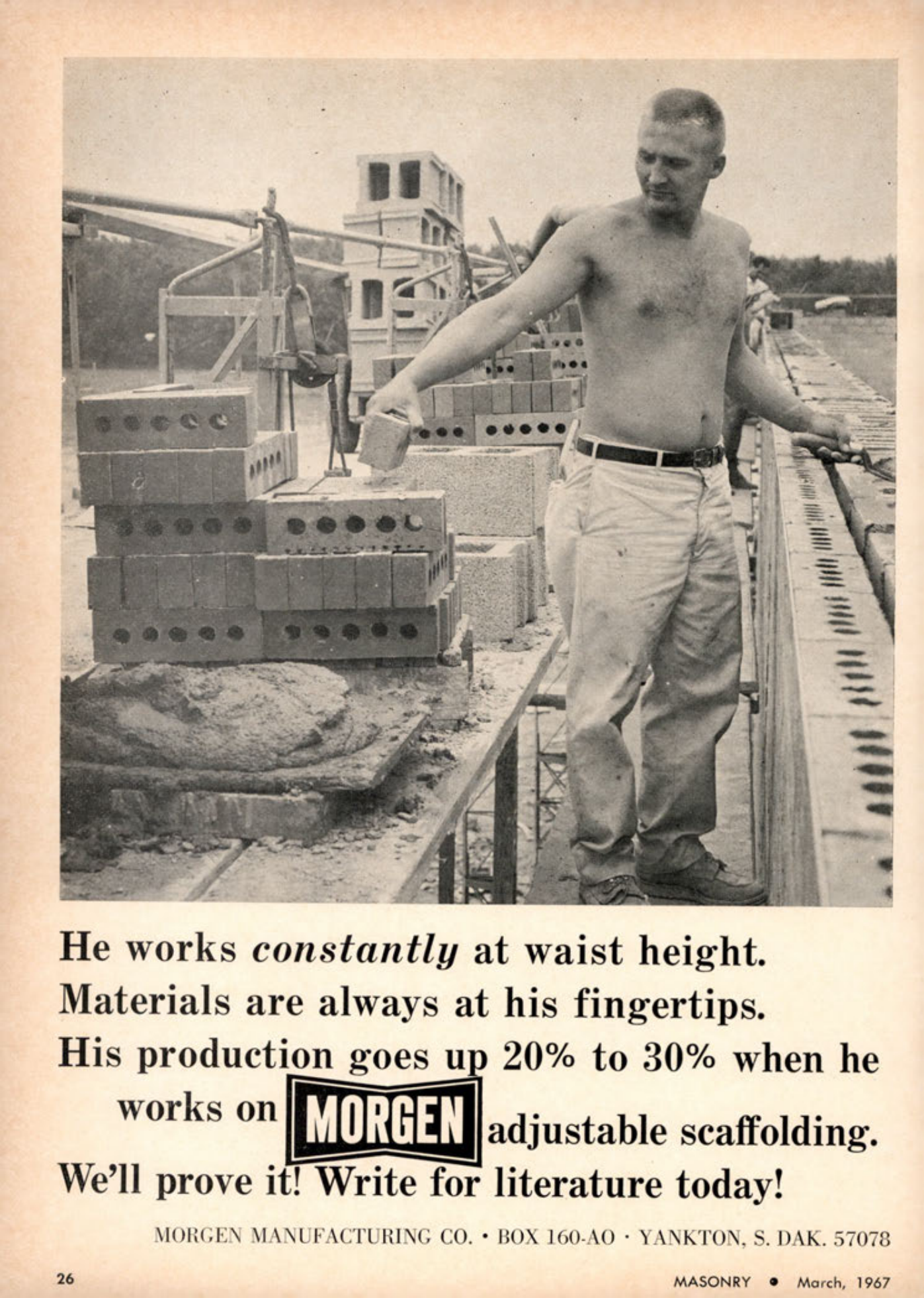 Masonry Magazine March 1967 Page. 26
