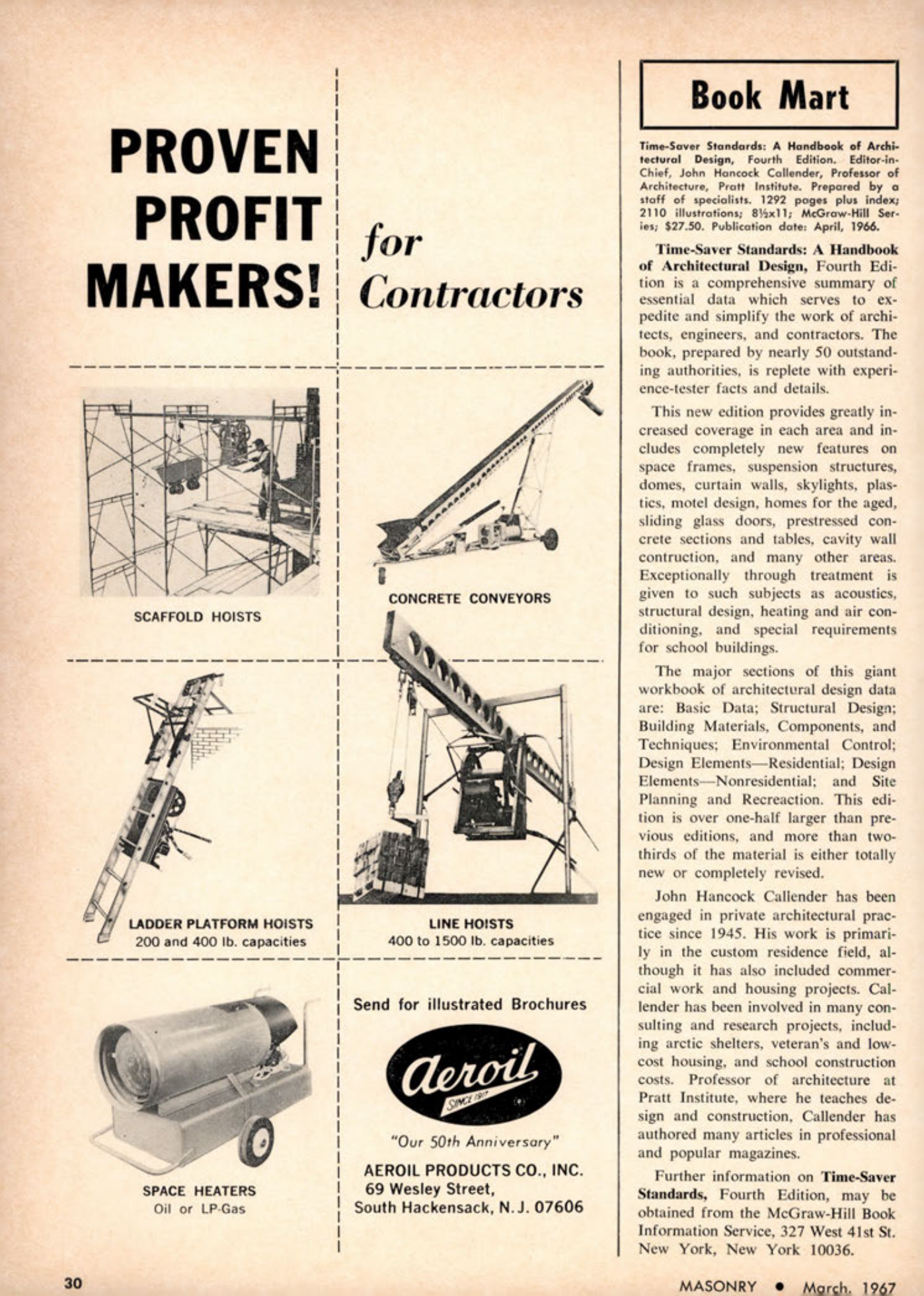 Masonry Magazine March 1967 Page. 30